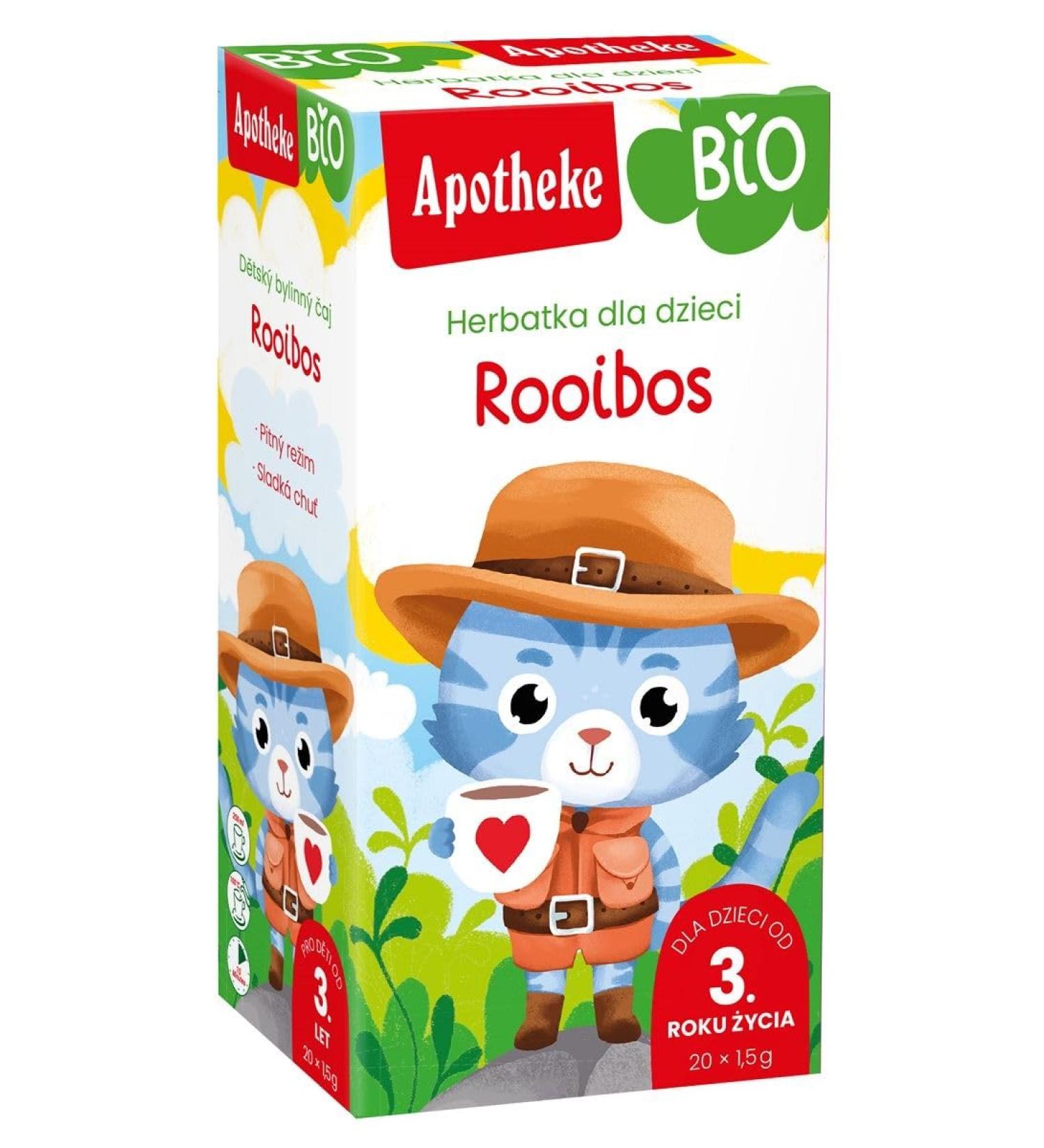  APOTHEKE Kinderthee Rooibos Organic 20 x 1.5 g - Buy Online on GoSupps.com