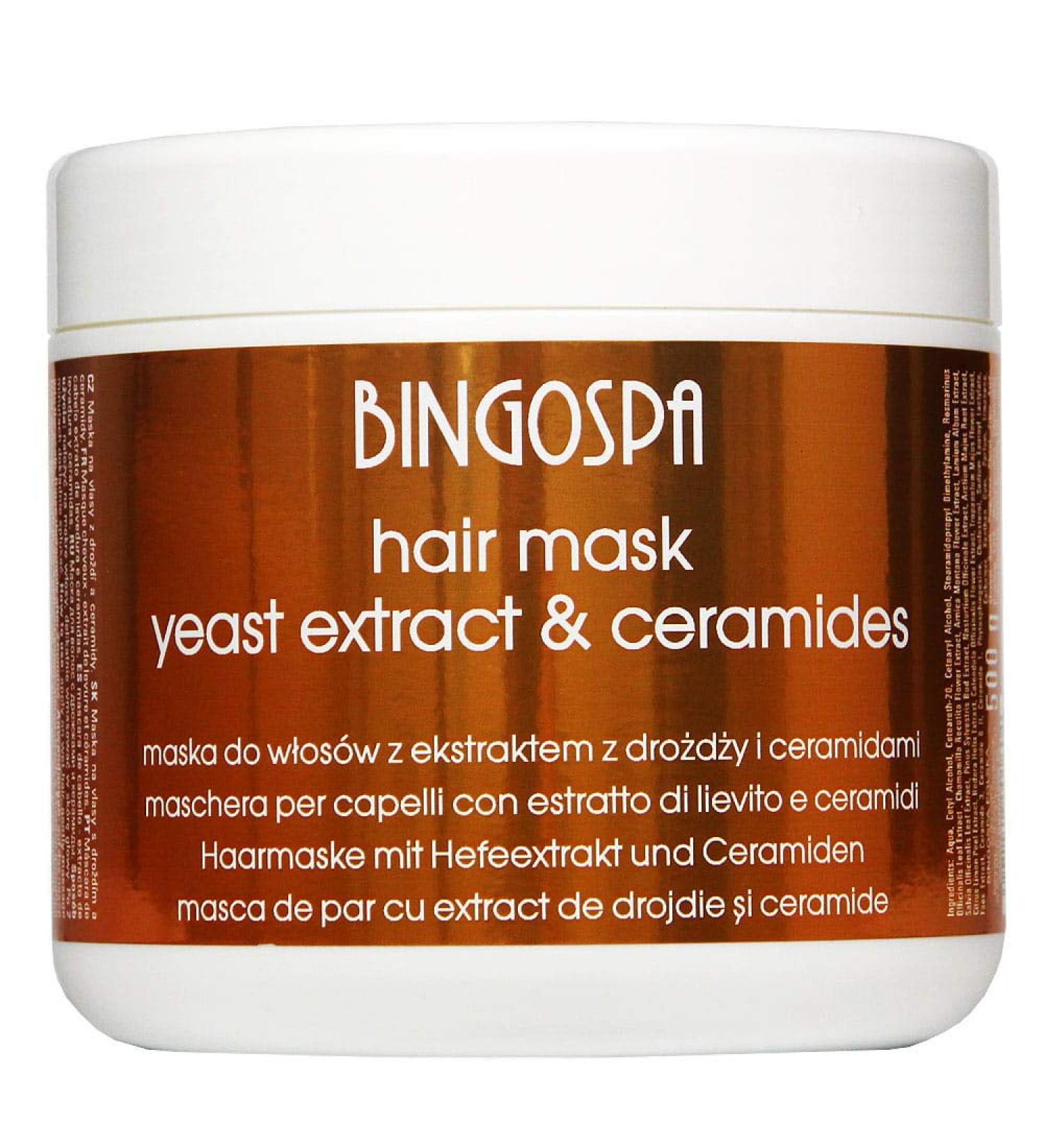 Anti-dandruff hair mask against dandruff formation Dandruff Killer with yeast extract and ceramides - 500 g