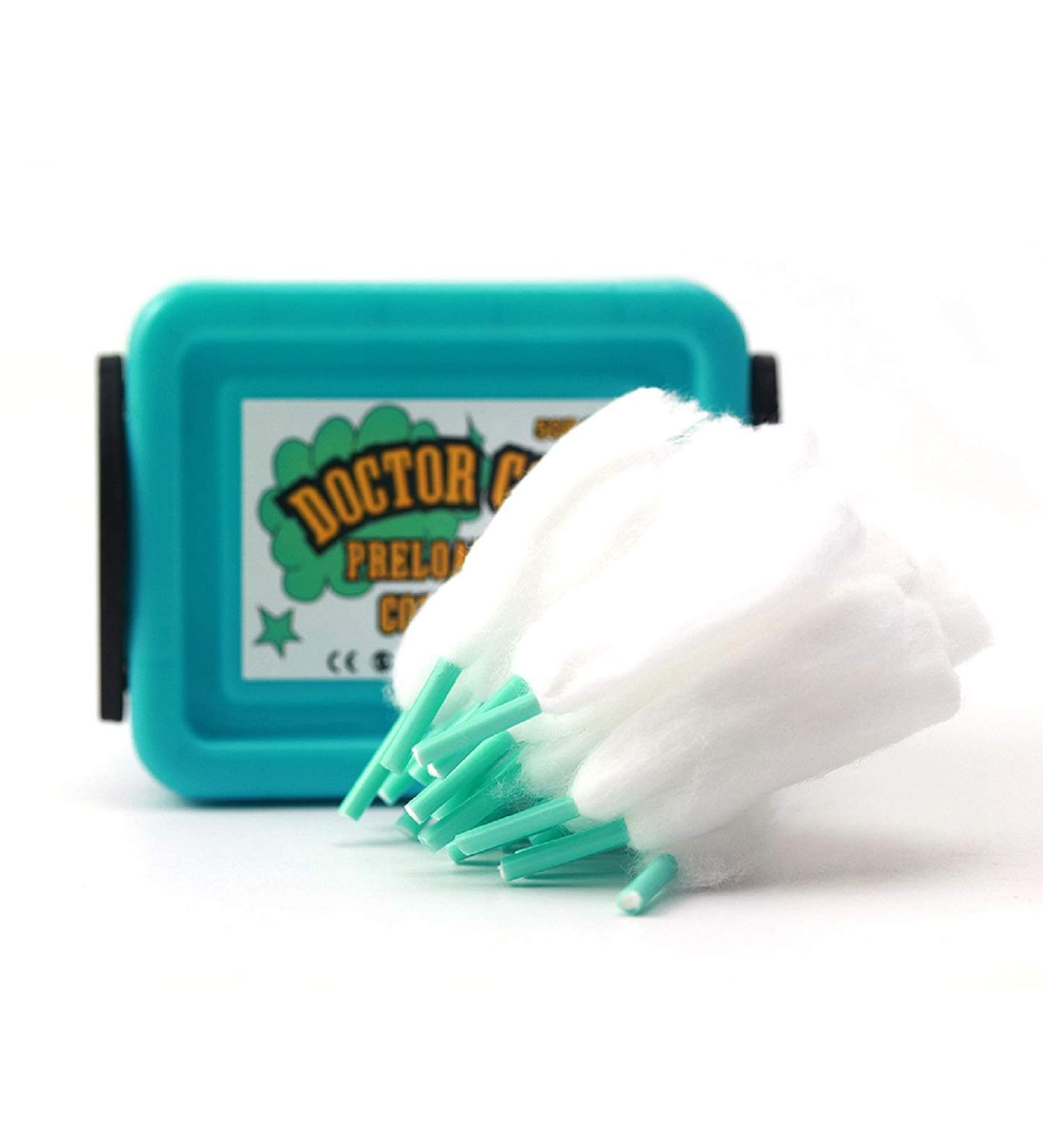 Advken Doctor Coil Cotton Box Pre-Packaged Cotton Sticks 50 Strips - Buy Online on GoSupps.com