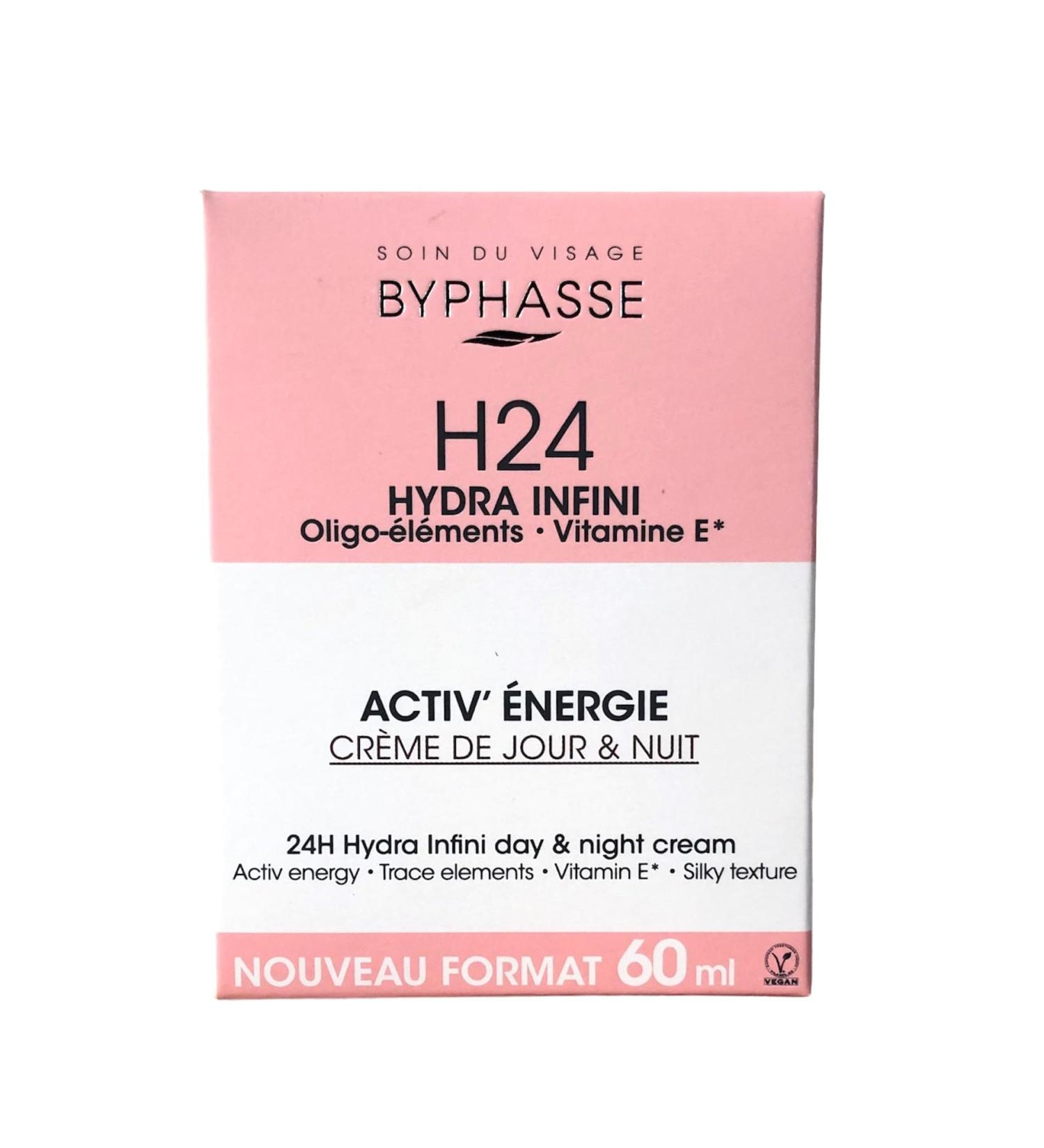 BYPHASSE - Cr me Visage - Hydra infini Activ Energie 24H Jour & Nuit - 50ml - Buy Online on GoSupps.com