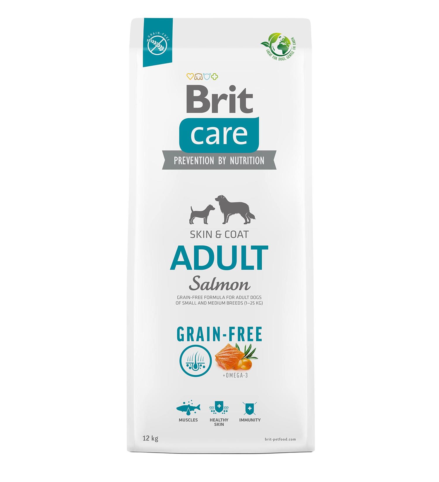 BRIT Care Dog Grain Free Adult Salmon 12 kg - Buy Online on GoSupps.com