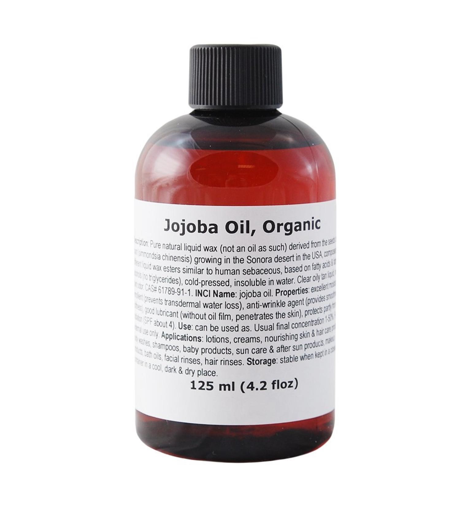 Jojoba Oil Organic - 4.2floz / 125ml - Buy Online on GoSupps.com