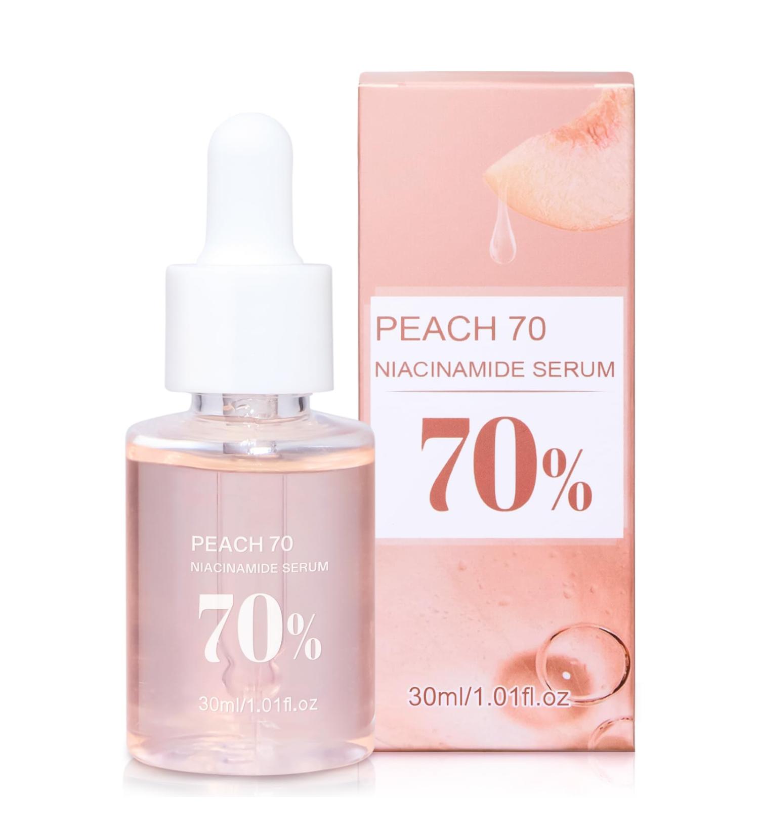 Peach 70 Niacinamide Serum Dark Spot Correcting Serum for Face Hydrating Facial Serum for Oily Skin Daily Clean - Buy Online on GoSupps.com