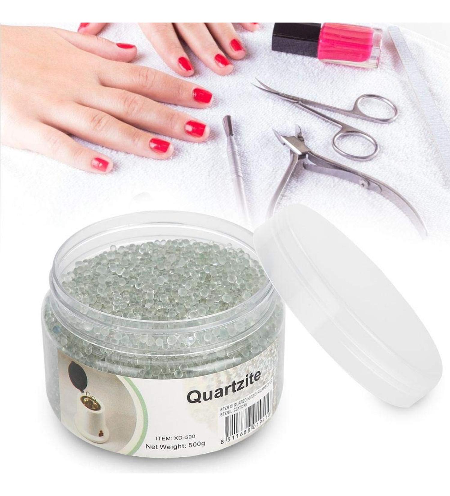 High-Temperature Sterilizer Balls & Disinfection Box for Nail Tools - 500g Nail Art Gel Equipment - Buy Online on GoSupps.com
