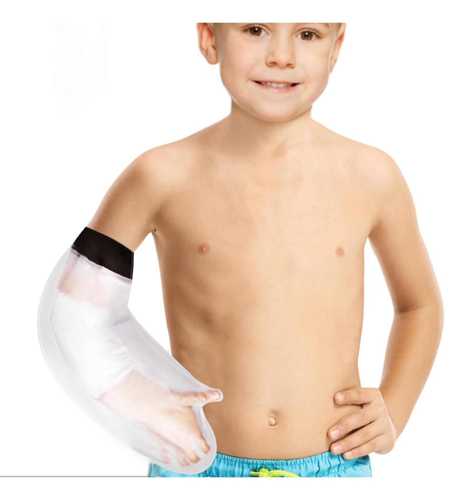 Reusable Waterproof Cast Cover for Kids - Shower Arm | Watertight Seal for Hands, Elbows, Wrists, Forearms, Wounds - Buy Now! - Buy Online on GoSupps.com
