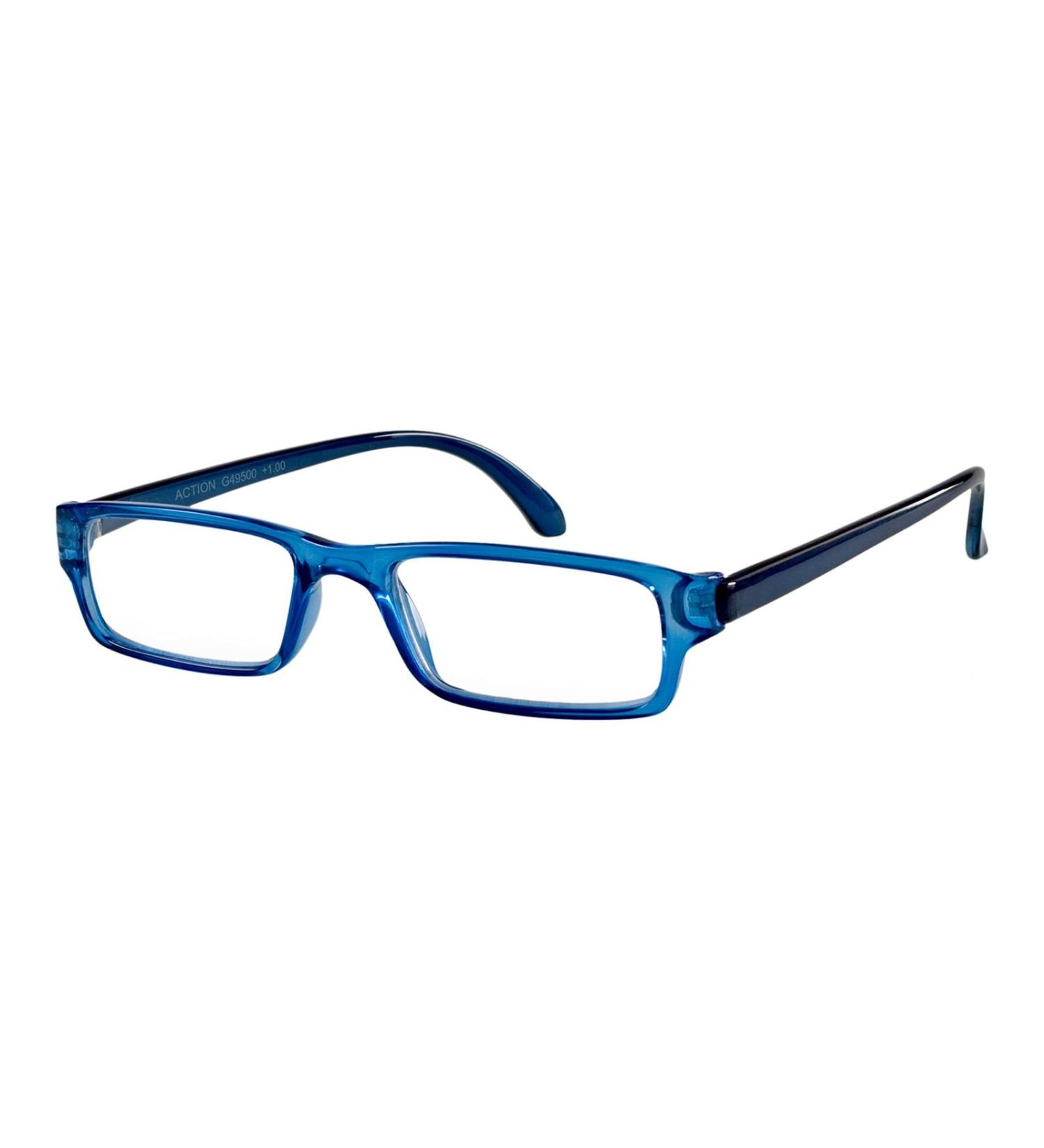 I NEED YOU reading glasses Action SPH: 2.50 Color: blue-crystal 1 piece