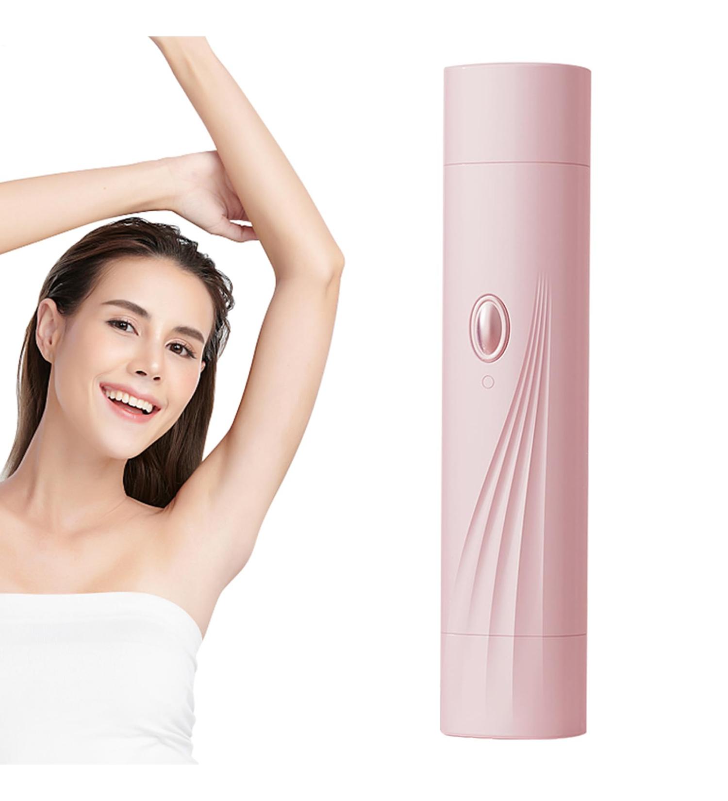 Womens Shaver Waterproof Cordless Double Head Body Trimmer for Sensitive Skin and Pink - Buy Online on GoSupps.com