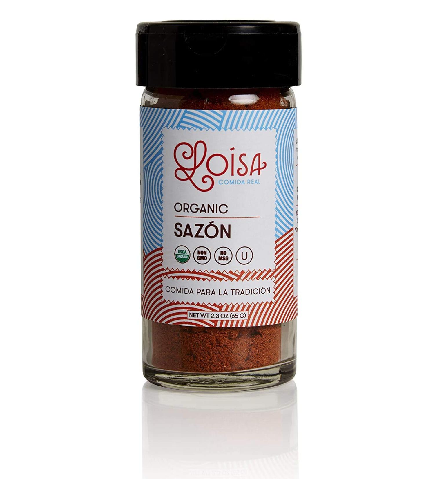 Loisa Sazon Seasoning 2.3oz - USDA Organic, Non-GMO, No-MSG, No Preservatives, No Artificial Coloring or Flavors - Pack of 1 - Buy Online on GoSupps.com