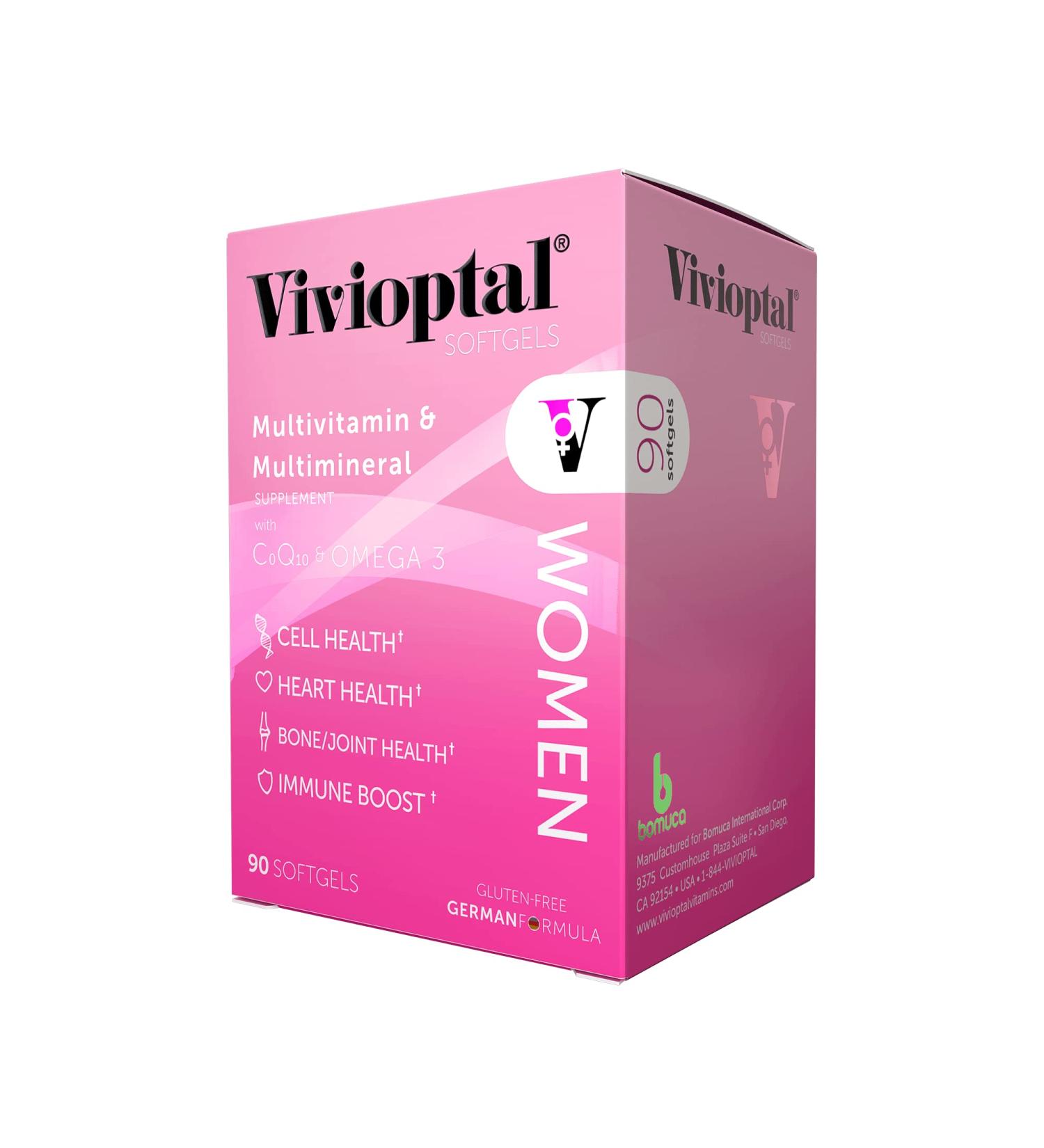 Vivioptal Women Multivitamin & Multimineral Supplement 90 Capsules - Buy Online on GoSupps.com