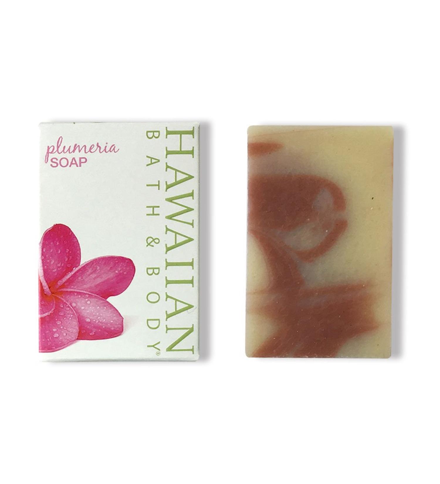 Hawaiian Bath & Body Plumeria Bar Soap - 3.25 OZ | Luxurious Moisturizing Soap for All Skin Types | International Shipping Available - Buy Online on GoSupps.com