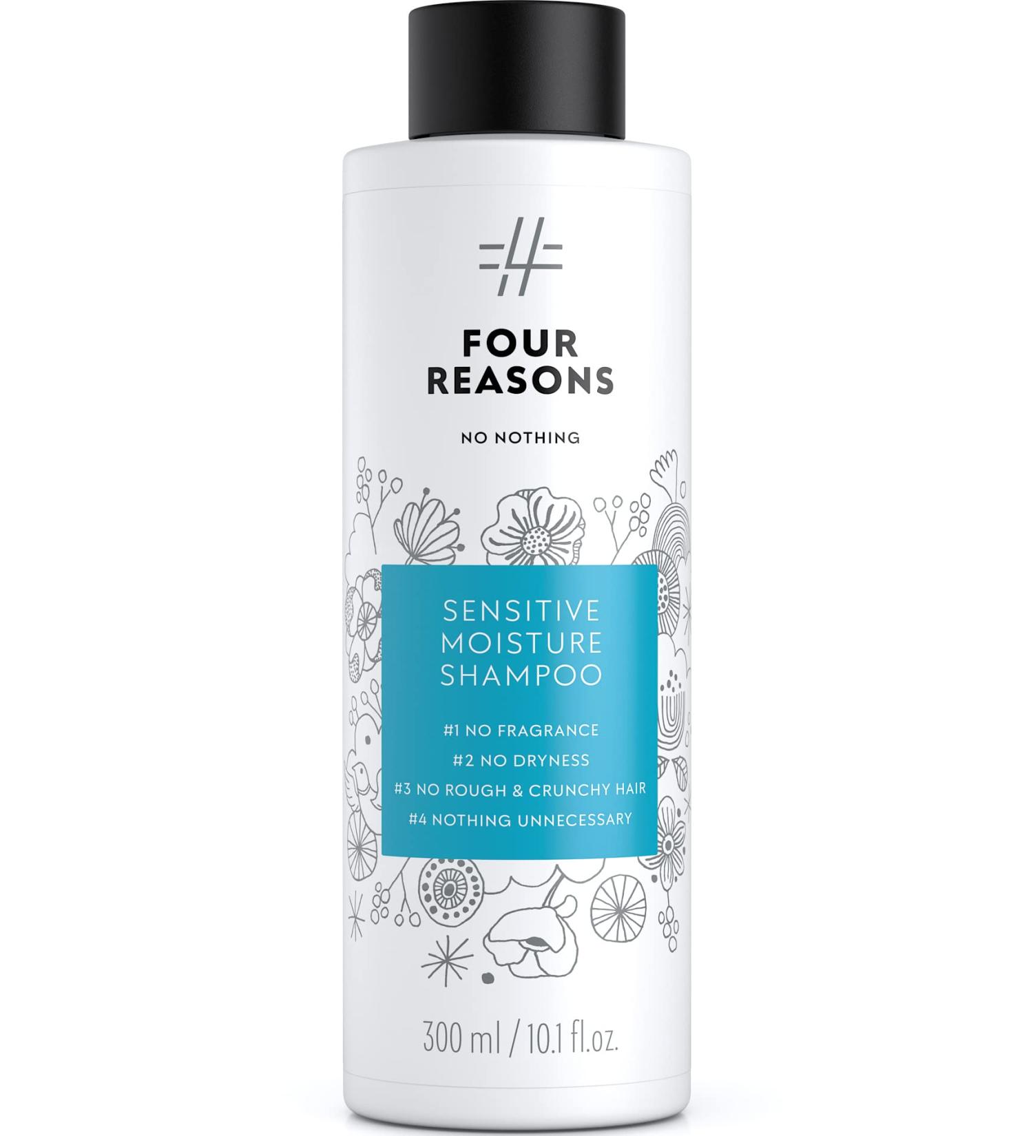 No Nothing Sensitive Moisture Shampoo - Fragrance Free, Hypoallergenic, Paraben Free, Vegan - Ideal for Dry and Normal Hair, Sensitive Scalp and Skin - 10.15 oz - Buy Online on GoSupps.com