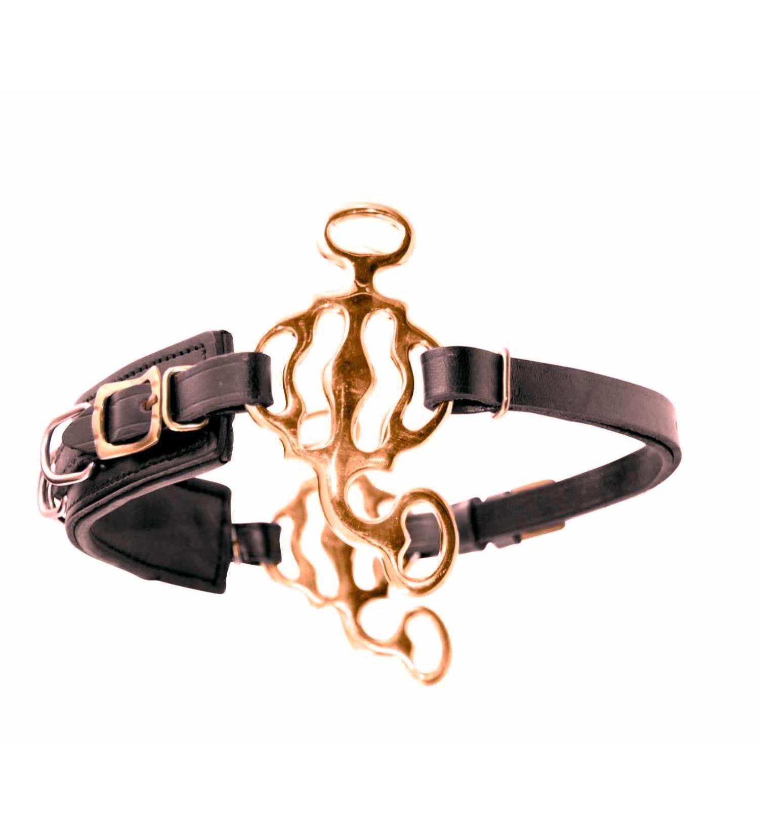 Buy AMKA Hackamore Baroque - 3 Rings Brown Leather Noseband | International Shipping Available - Buy Online on GoSupps.com