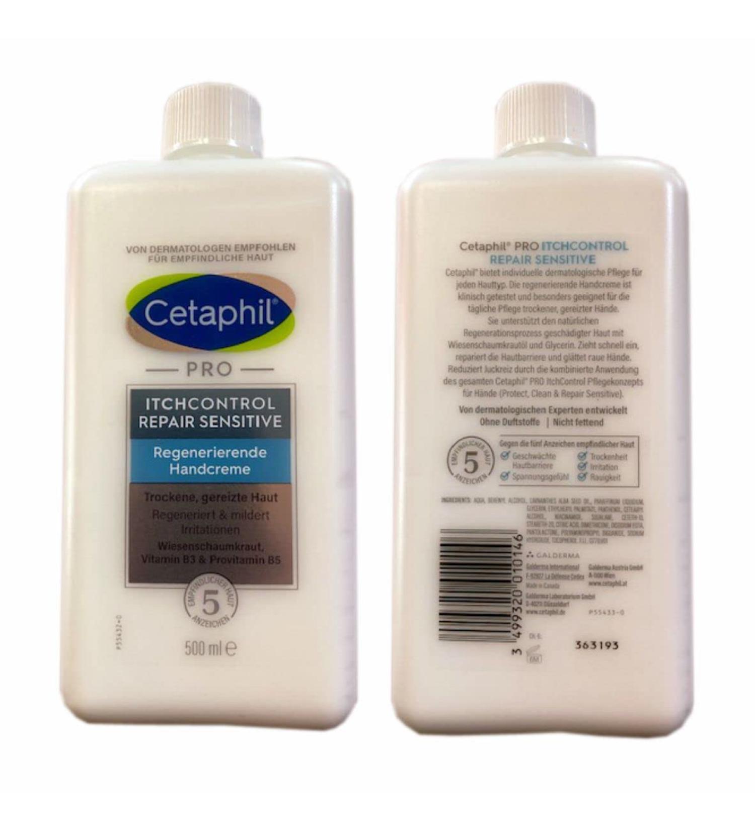 Galderma Laboratorium Excipial Repair Sensitive 500 ml care complex with meadow foam and vitamin B3