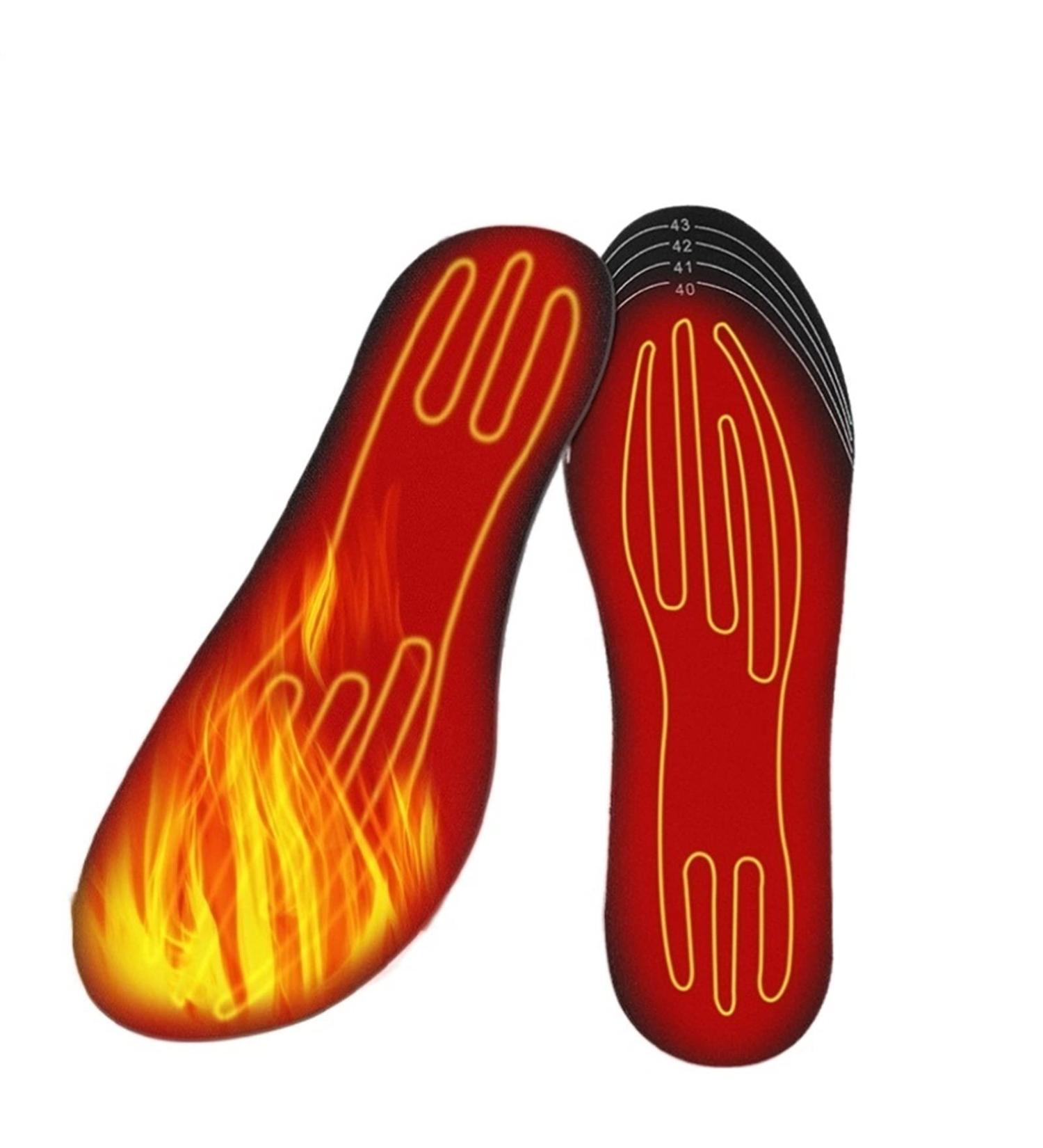 Buy USB Heated Shoe Insoles - Washable Thermal Foot Warmers for Ultimate Comfort - Buy Online on GoSupps.com