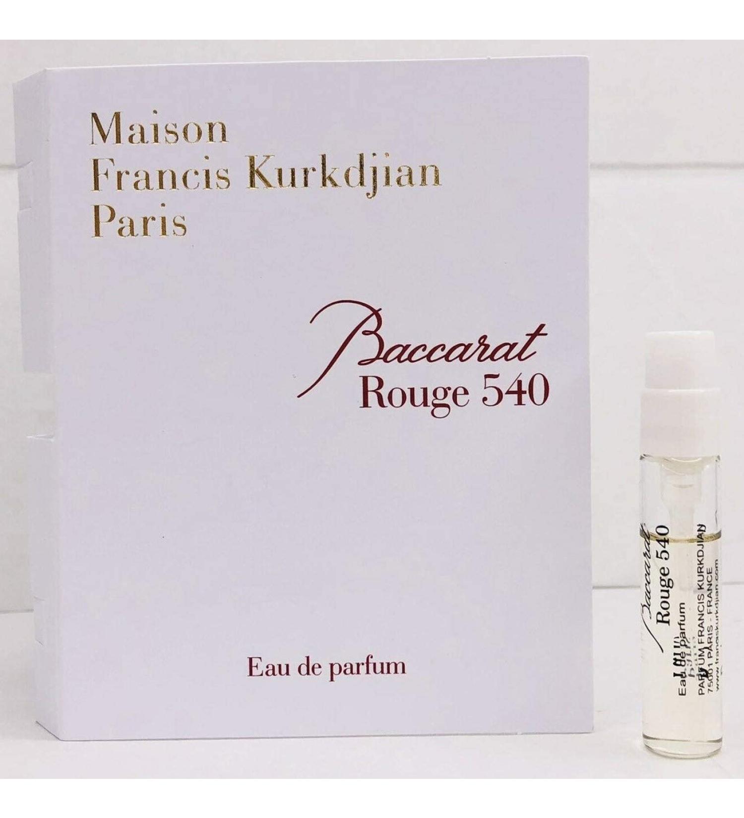 Maison Francis Kurkdjian BACCARAT ROUGE 540 Eau de Parfum 2ml Vial Spray - Floral Scent | 0.06 Fl Oz - Buy Online on GoSupps.com