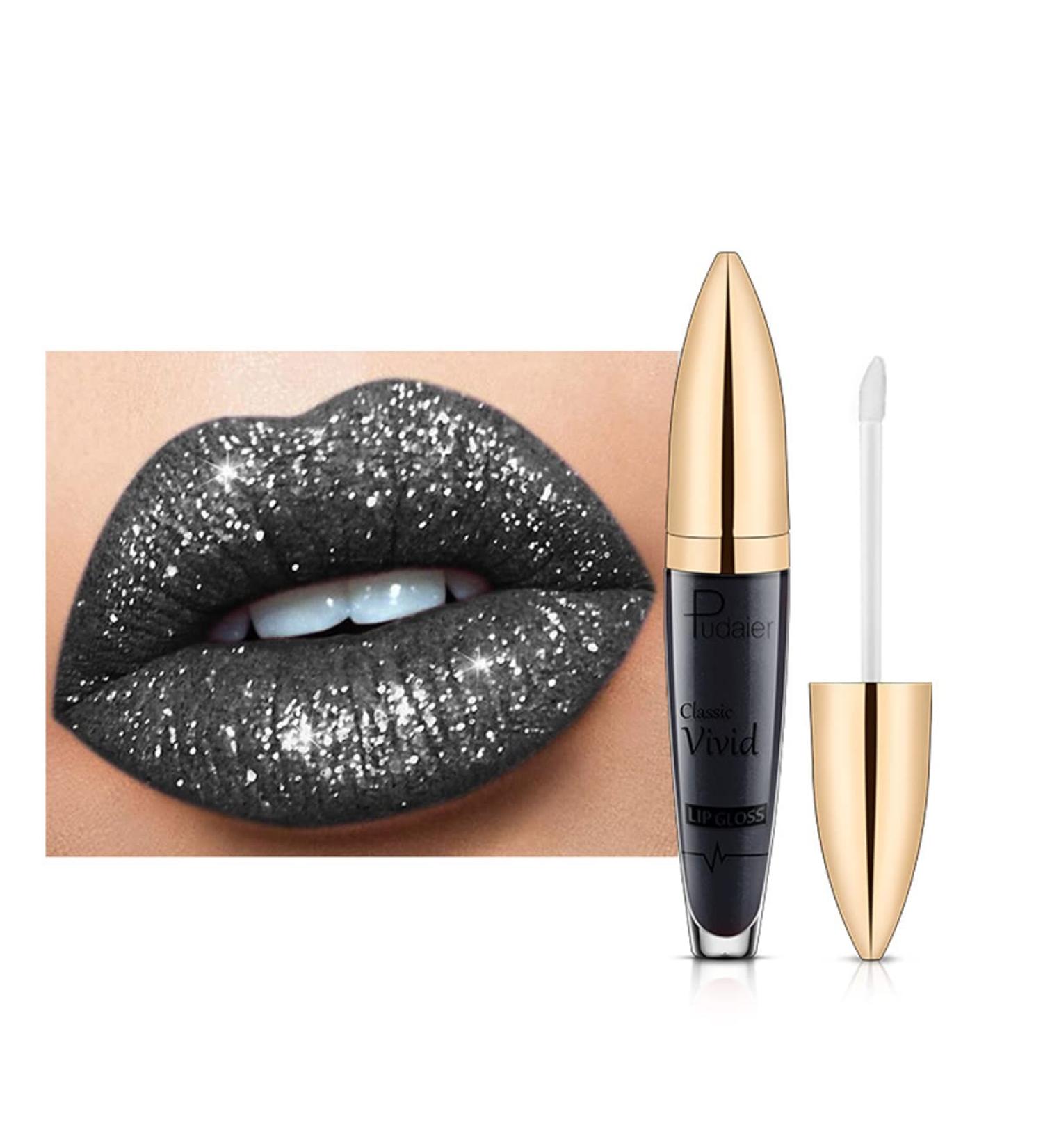 Easilydays Christmas Diamond Shiny Matte Lipstick - Gothic Glitter Liquid Lip Gloss for Masquerade & Halloween Makeup | High Pigment & Waterproof Long Lasting Lipsticks (18) - Buy Online on GoSupps.com