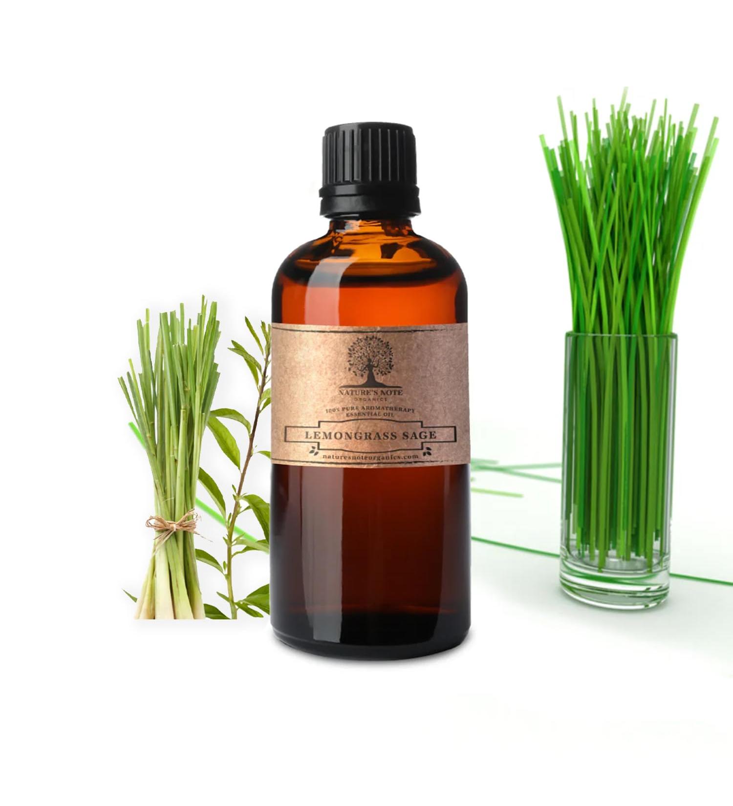 Lemongrass Verbena - 100% Pure Essential Oil by Nature's Note Organics - 1 Fl Oz - Buy Online on GoSupps.com