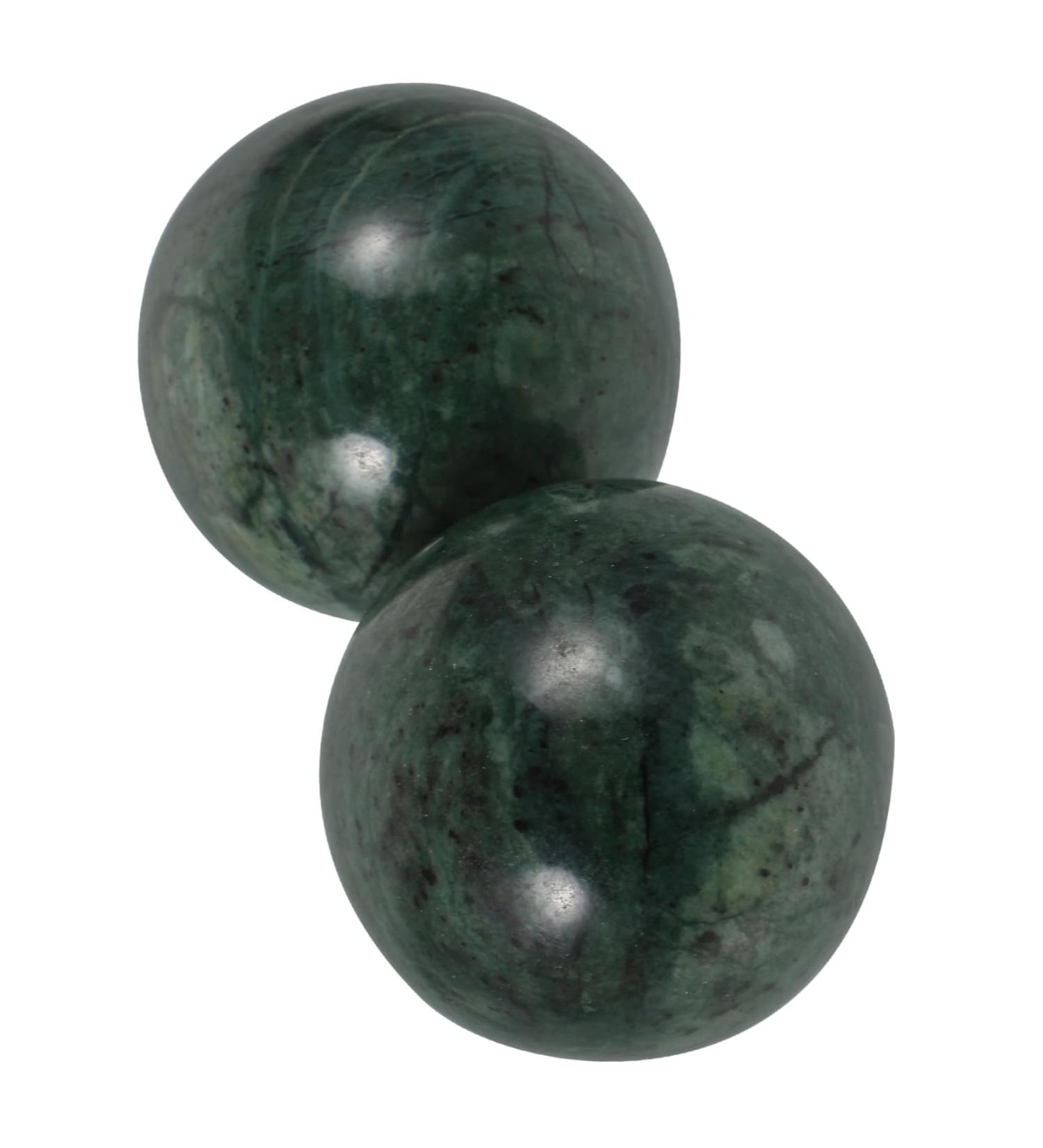 Uthclo 2st Jade-Fitness Handball & Acupressure Massage Balls - Chinese Marble Baoding Balls for Arm & Wrist Training - Buy Online on GoSupps.com