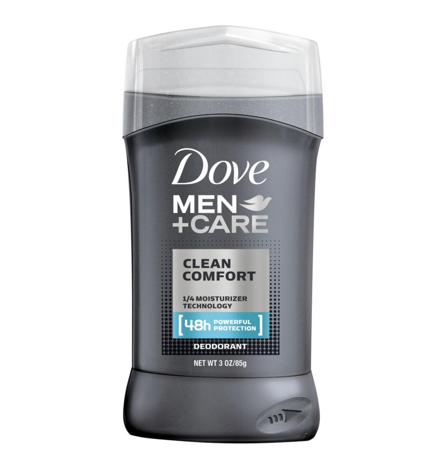 Dove Men+Care Deodorant Stick Clean Comfort 3 oz (Pack of 8) Clean Comfort 3 Ounce (Pack of 8)