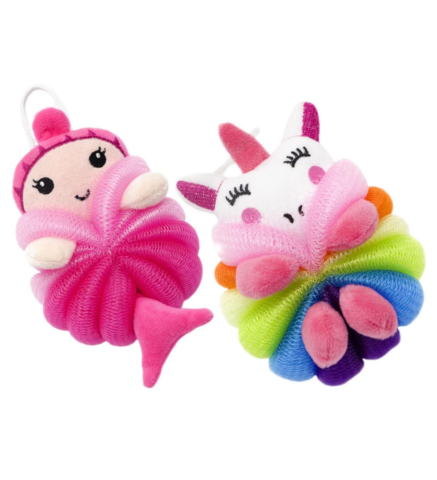 Buy Hemoton 2pcs Children s Bath Ball - Cartoon Bath Sponges & Scrubber for Toddler Skin Care | International Shipping Available - Buy Online on GoSupps.com