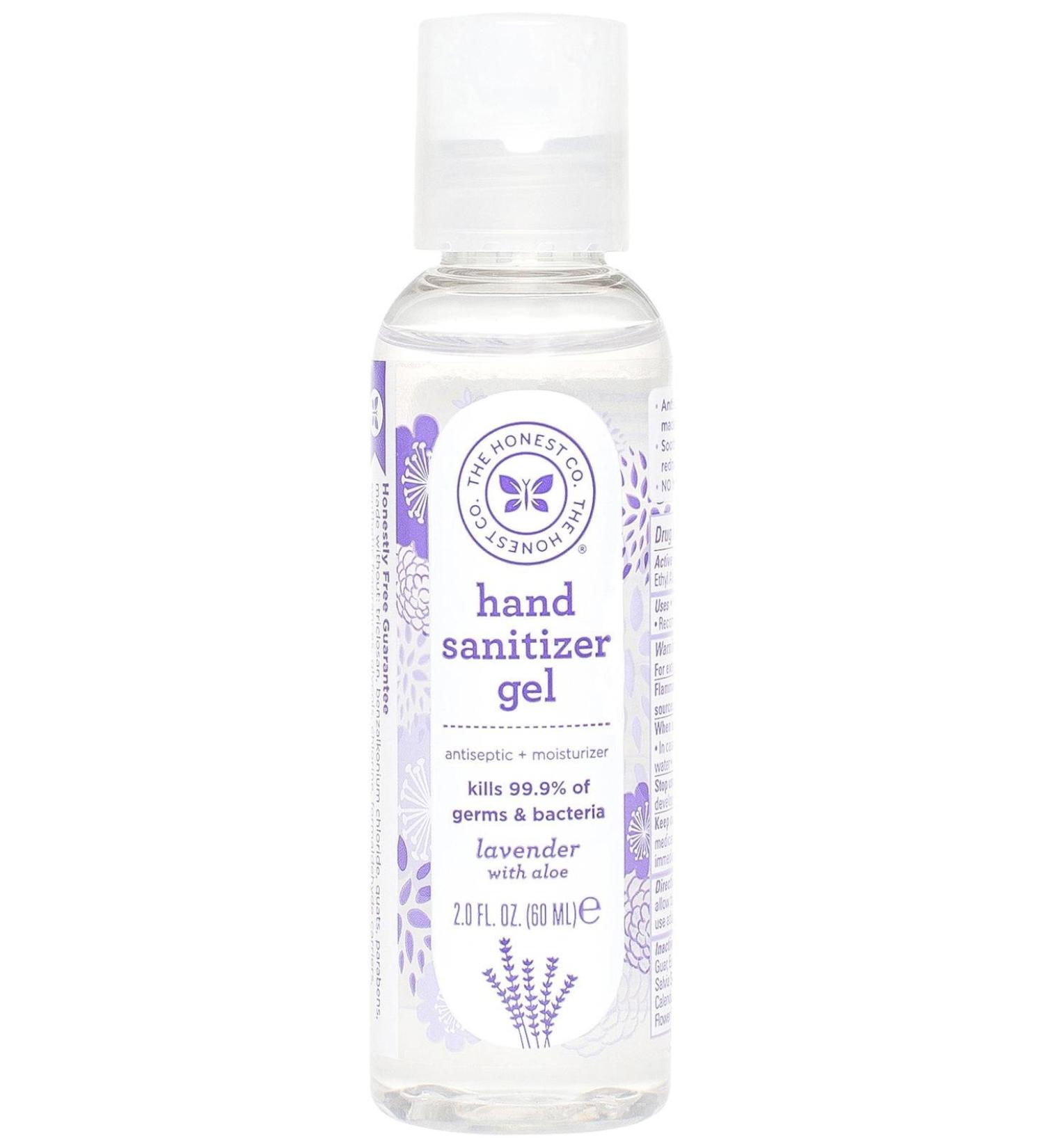 Honest Hand Sanitizer Gel - Lavender & Aloe - 2 oz | Shop Internationally - Best Quality & Fast Shipping - Buy Online on GoSupps.com