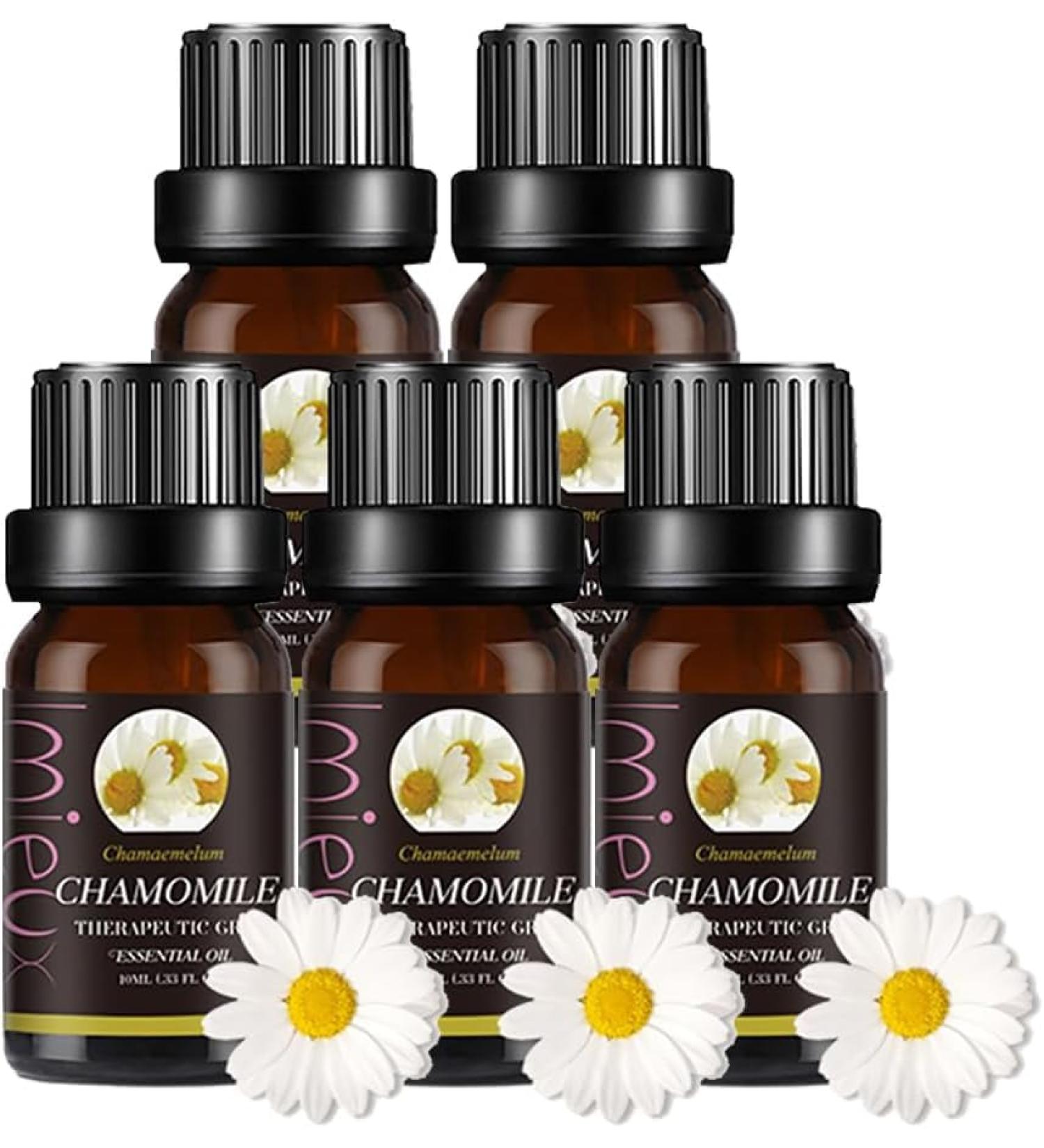 Chestnut Chamomile Essential Oil for Varicose Veins | 5-Piece Set - Natural Relief - Buy Online on GoSupps.com