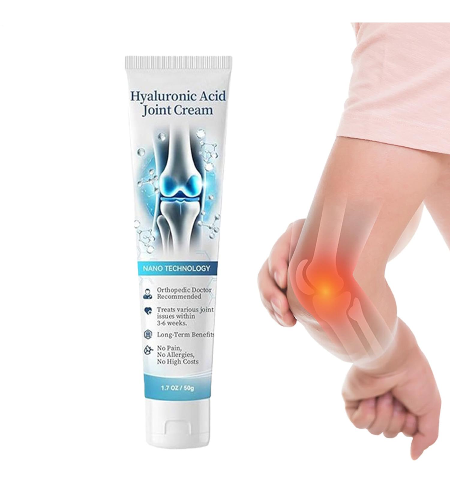 Cr me d'articulation | Pommade de massage rapide contre les douleurs au genou | Gel apaisant au long pour articulations genoux soin du corps relaxation musculaire application de massage - Buy Online on GoSupps.com