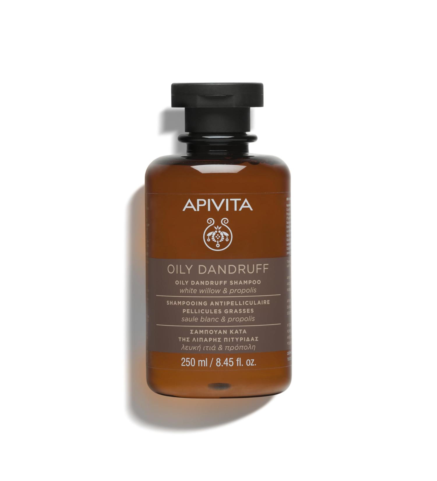 Apivita Anti-Dandruff Shampoo for Oily Hair with White Willow and Propolis 250 ml Hair Care