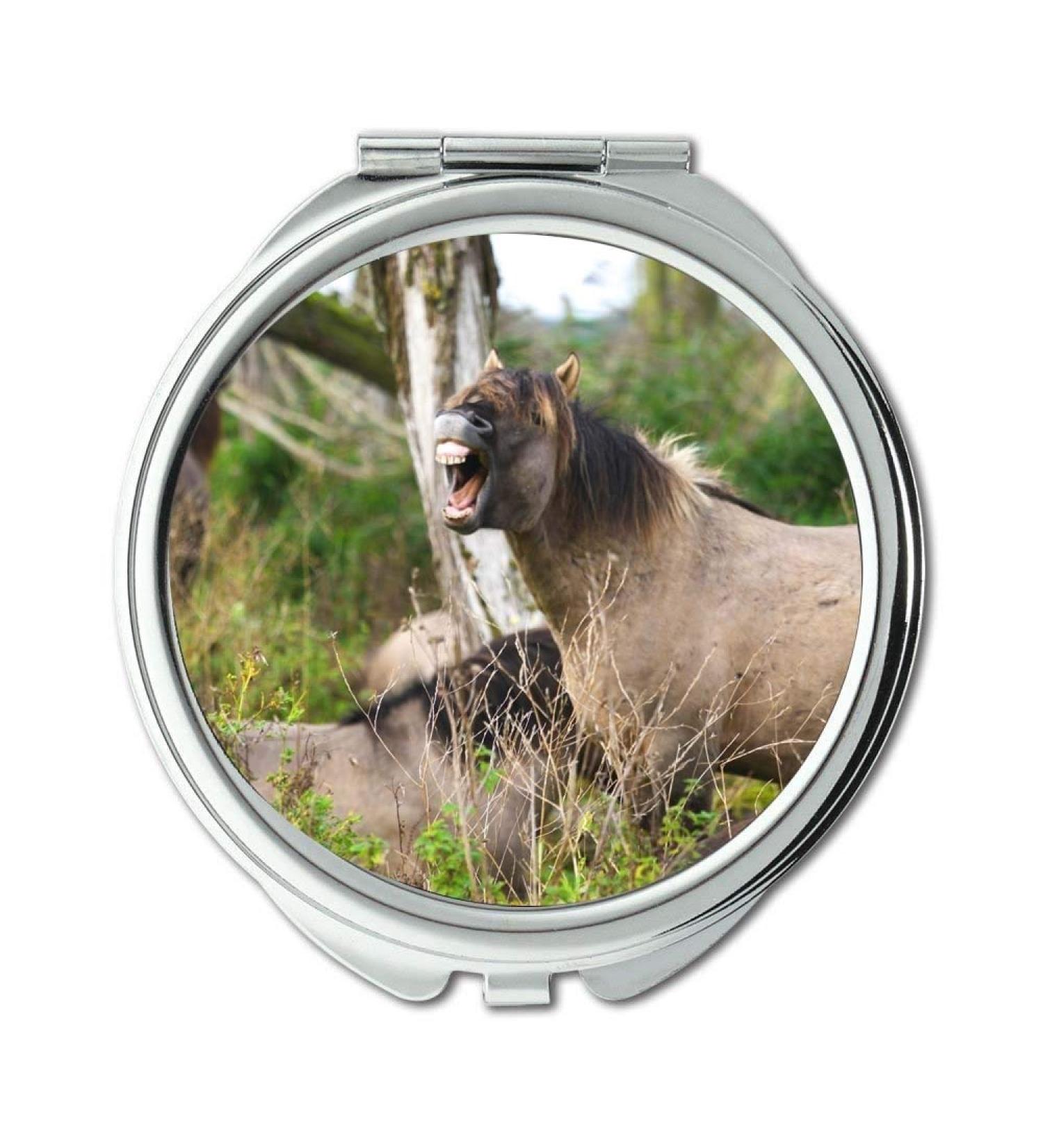 YENDOSTEEN Mirror makeup mirror animals horses nature pocket mirror portable mirror - Buy Online on GoSupps.com