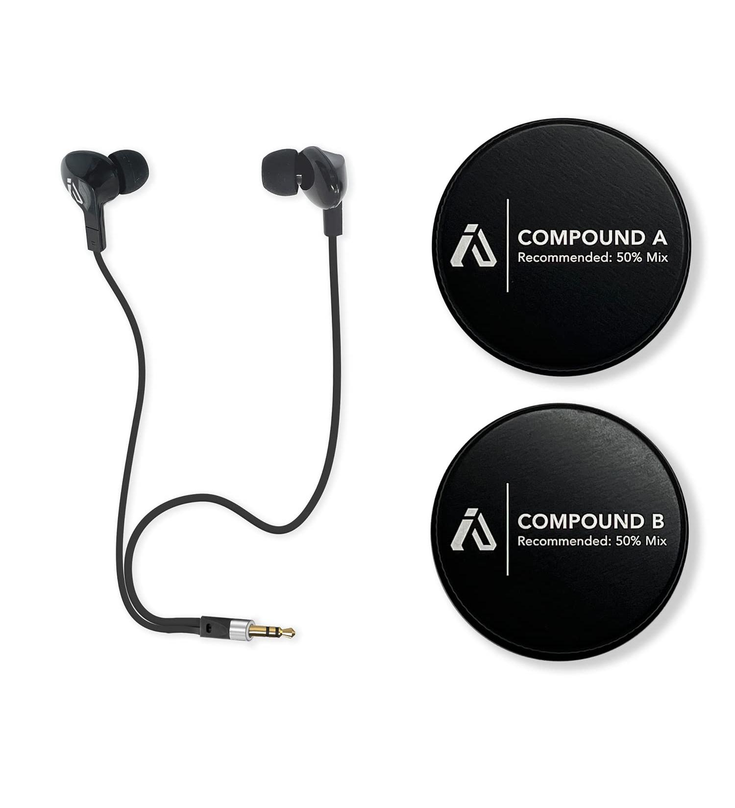 Noise Reduction Earmold & Earbud Kit with 3.5mm Plug - Compatible with IASUS Throat Mics Rekon Motorcycle Comm & Bluetooth Devices - Buy Online on GoSupps.com