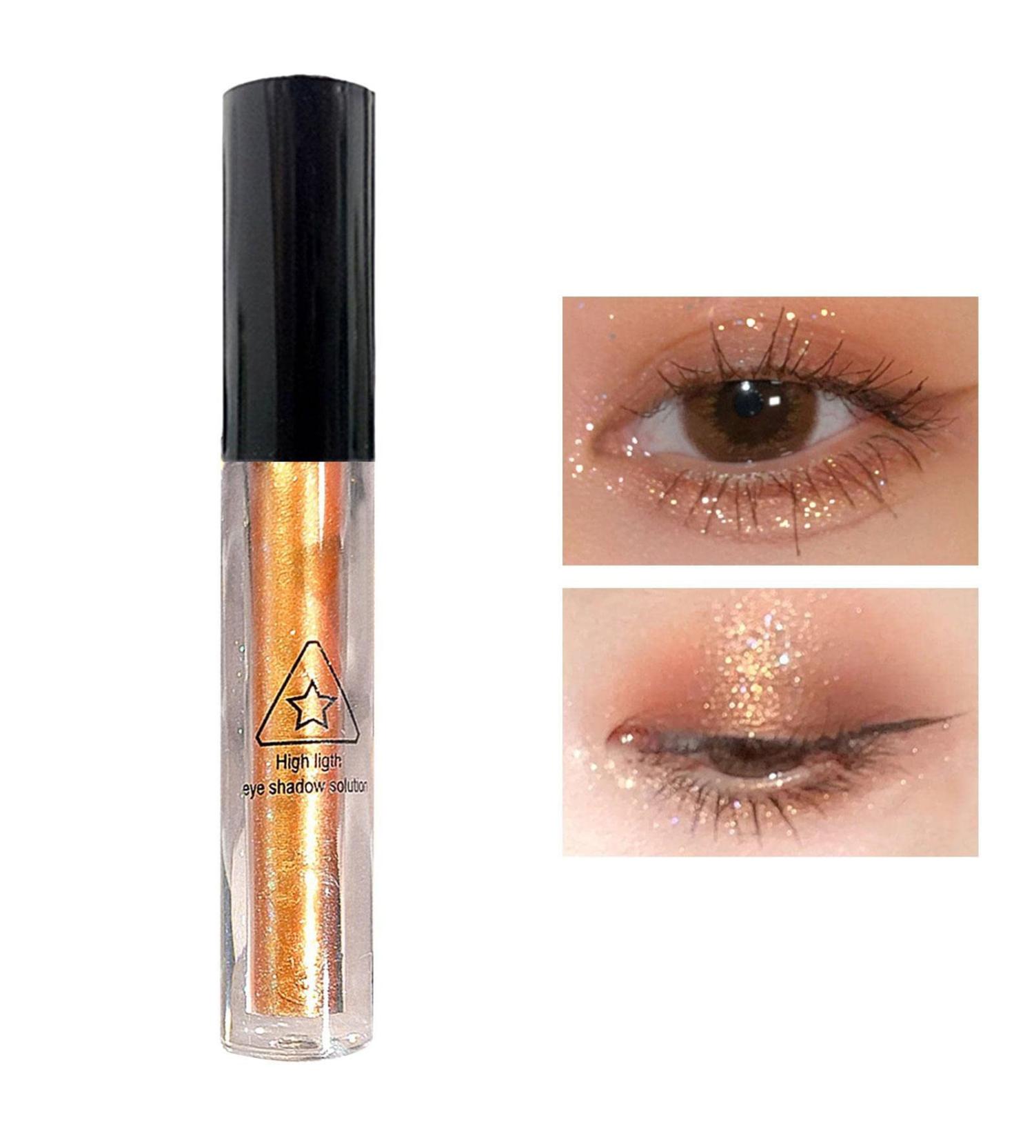 Eyeshadow Liquid Liquid Eye Shadow Metallic Liquid Eyeshadow Multi-Dimensional Long-Lasting Holographic Multichrome Eyeshadows Makeup Tosier 04# - Buy Online on GoSupps.com