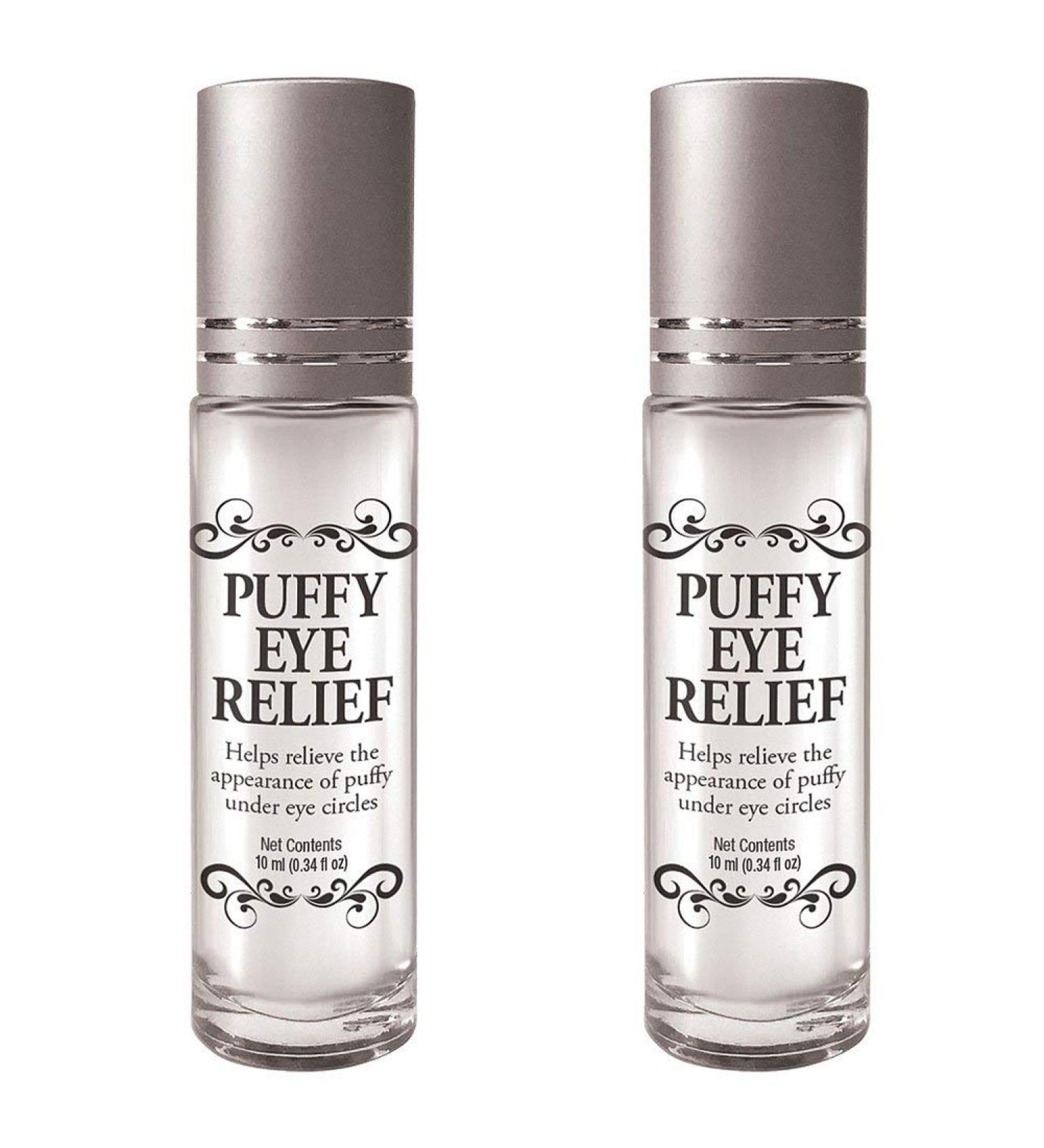 (Set of 2) Puffy Eye Relief Roll-On | Cools Skin and Reduces Under Eye Bags - Buy Online on GoSupps.com