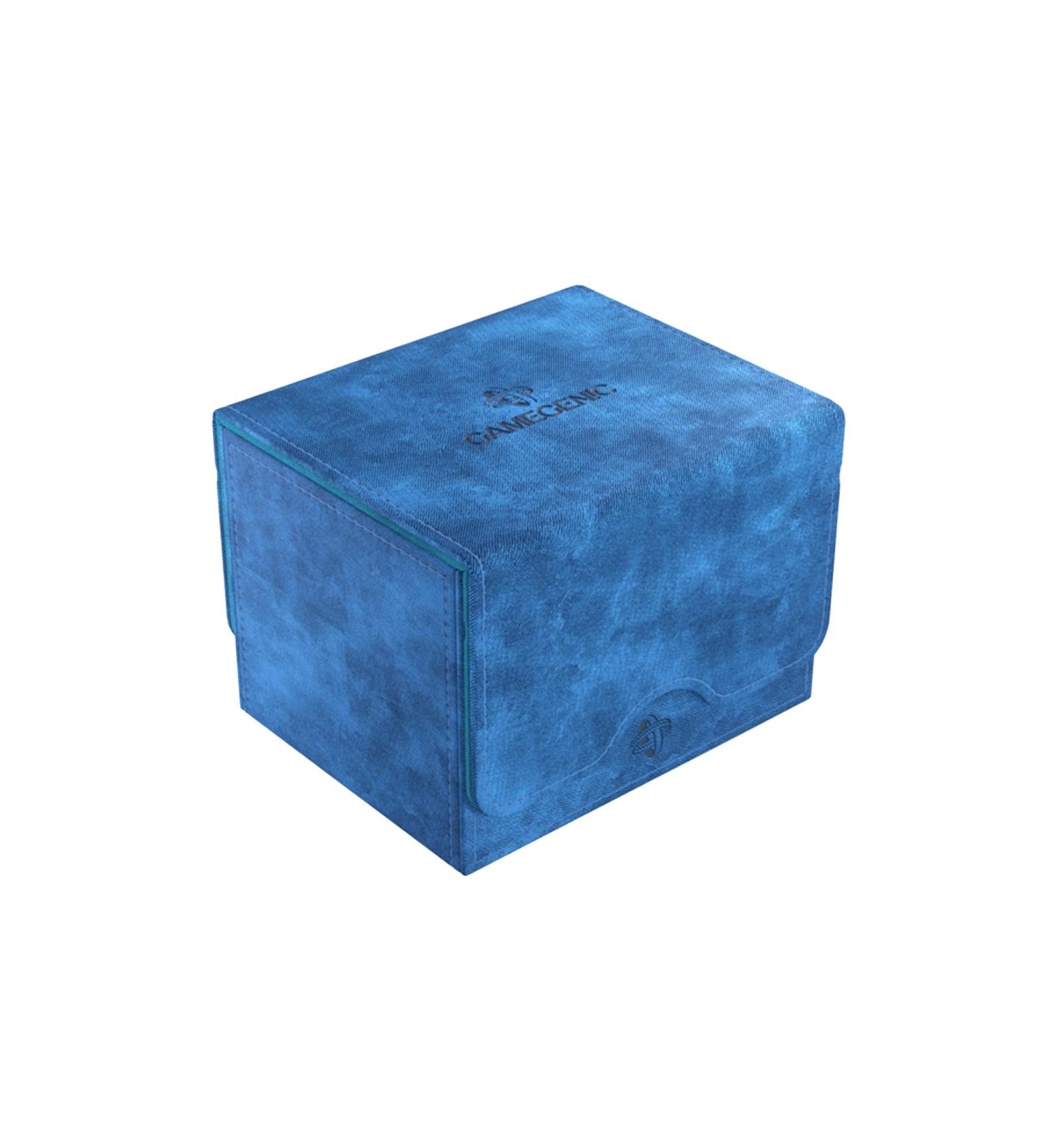 Gamegenic Sidekick 100+ XL Convertible Deck Box - Blue | Sideloading Card Storage for 100 Double-Sleeved Cards | Removable Cover Clips | Extra Thick Inner Sleeves | GGS20092ML - Buy Online on GoSupps.com