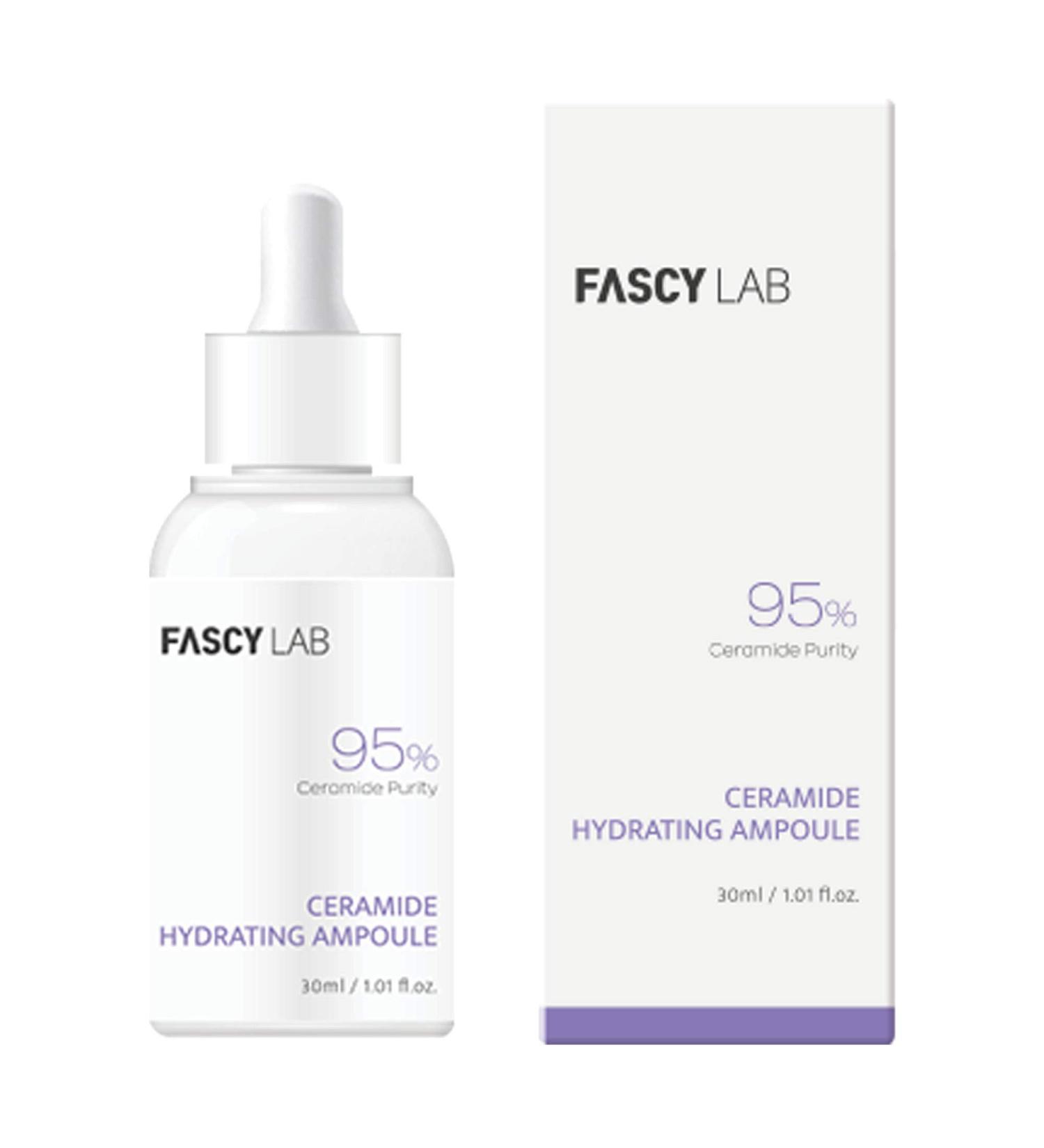 FASCY Lab Ampoule Korean Moisturizer - Cermaide Ampoule For Sensitive Skin Hypoallergenic Safe Ingredients Made In Korea (30 ml / 1.01 fl.oz) - Buy Online on GoSupps.com