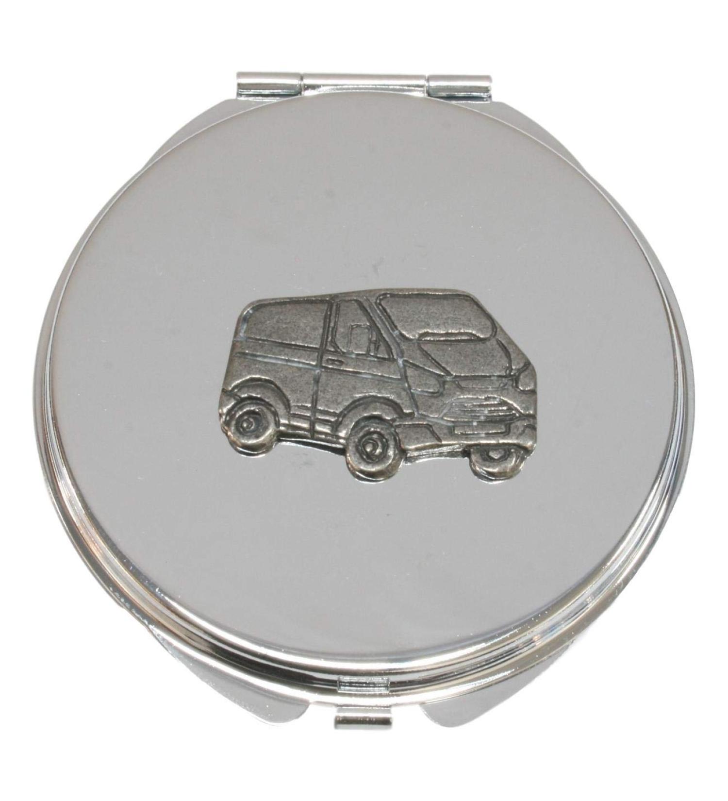 White Van Compact Mirror Handbag Gift With Free Engraving 445 - Buy Online on GoSupps.com