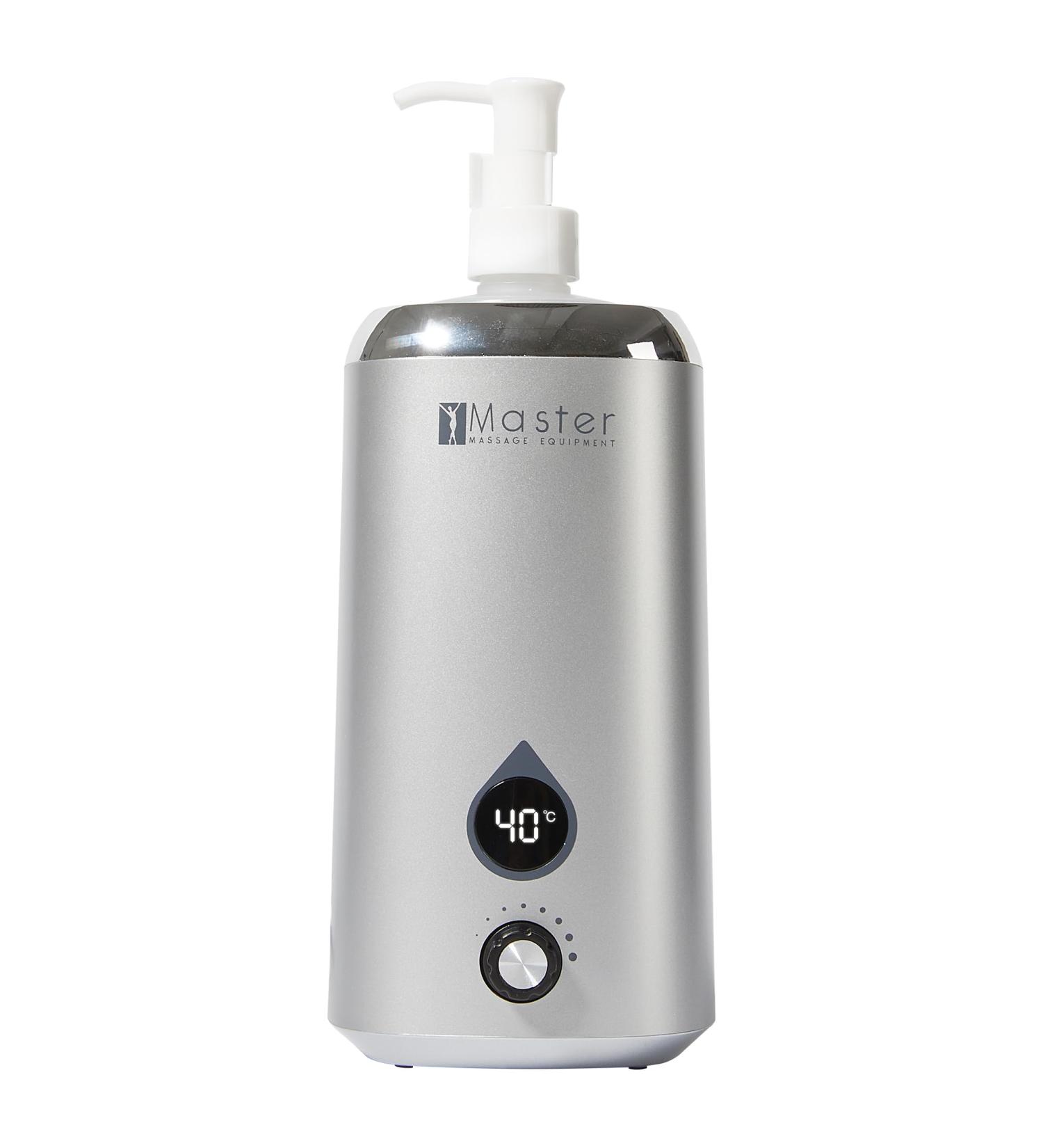 Master Massage Oil Warmer - Adjustable Temperature with LED Display for Massage Oils & Lotions - Includes Donor Bottle - Buy Online on GoSupps.com