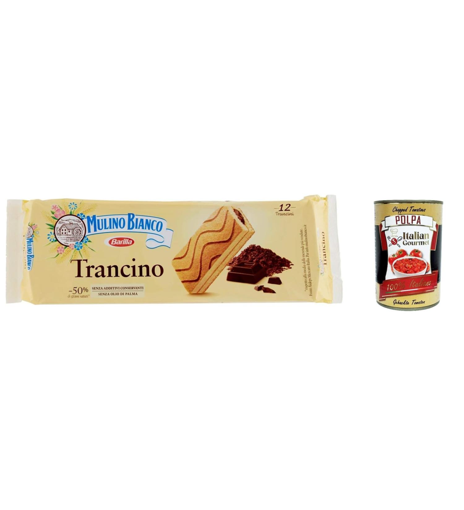  Italian Gourmet E.R. Mulino Bianco Trancino Breakfast Snacks 396g + Italian Gourmet Pulp 400g - Buy Online on GoSupps.com