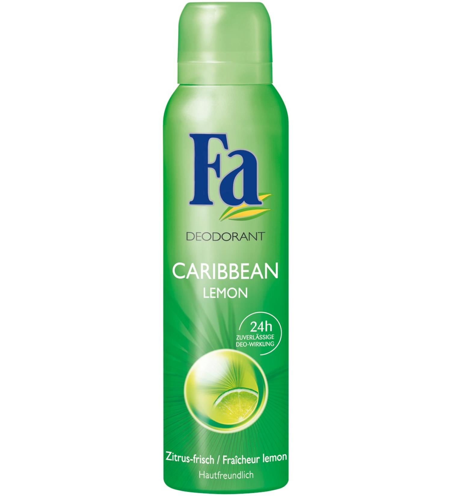 Fa Caribbean Lemon Deo Spray 5.07 Fl Oz