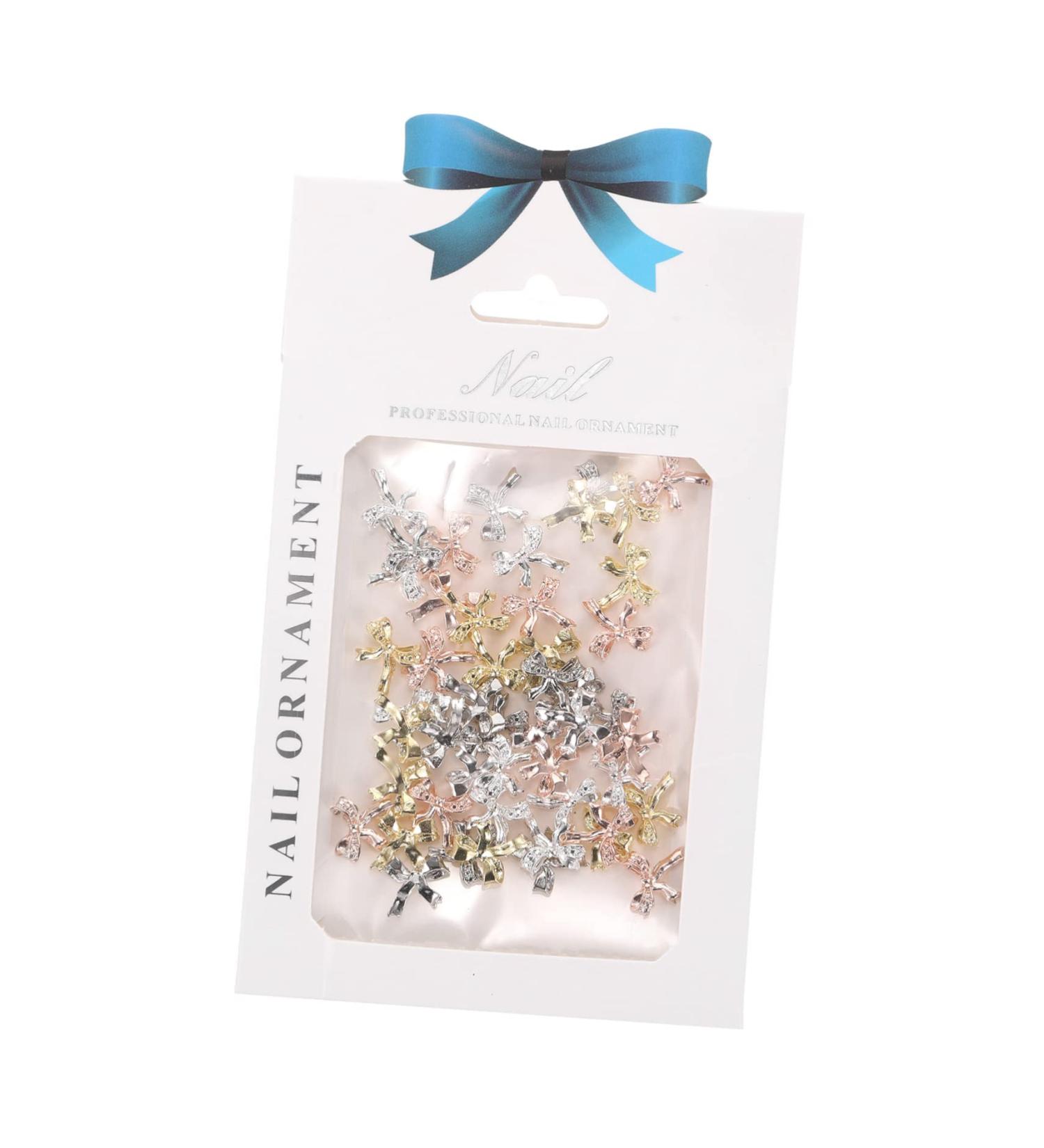 1 Nail Decoration Nail Art Sticker Nail Jewels Nail Stickers for Nail Art Gemstone Rings Nail Jewelry Nail Charms Manicure Decor Nail Decals Nail Art Studs Bowknot Nail Studs Alloy HAPINARY 12.4X7.2X0.2cm Assorted Color - Buy Online on GoSupps.com