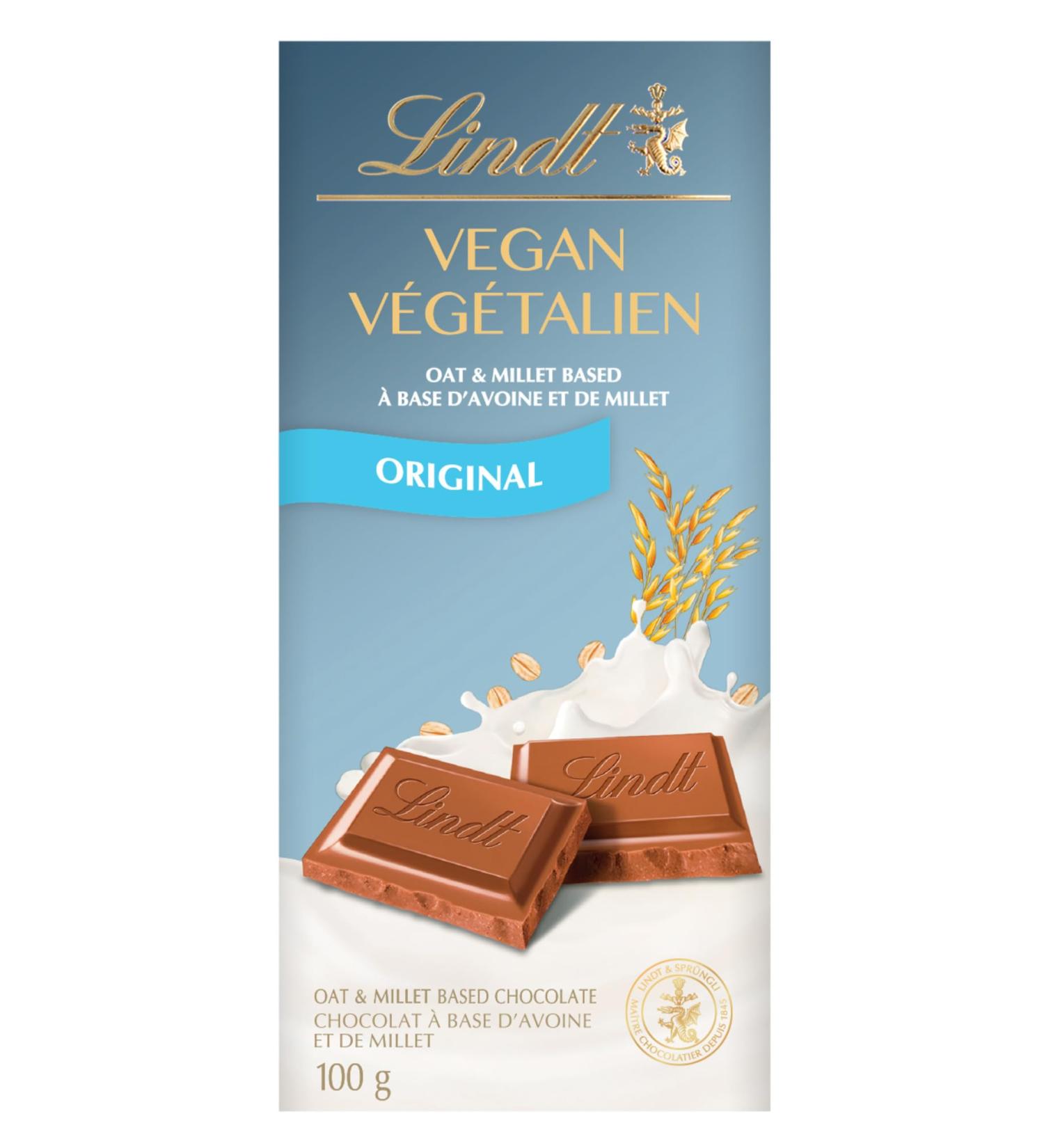 Lindt Vegan Original Chocolate Bar 100 Grams Chocolate Full Size - Buy Online on GoSupps.com