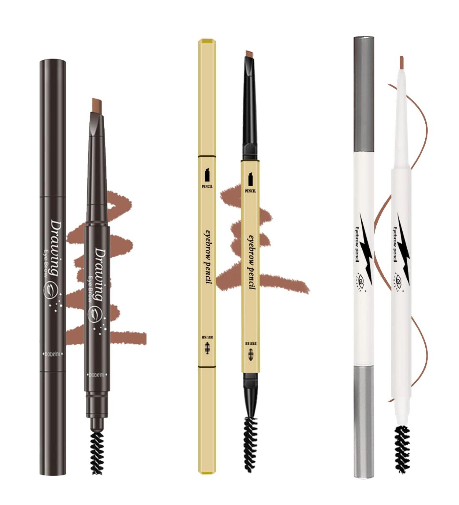 3-in-1 Light Brown Eyebrow Pencil Set for Natural Looking Brows - Long-Lasting Formula for All-Day Wear - 0407061 - Buy Online on GoSupps.com
