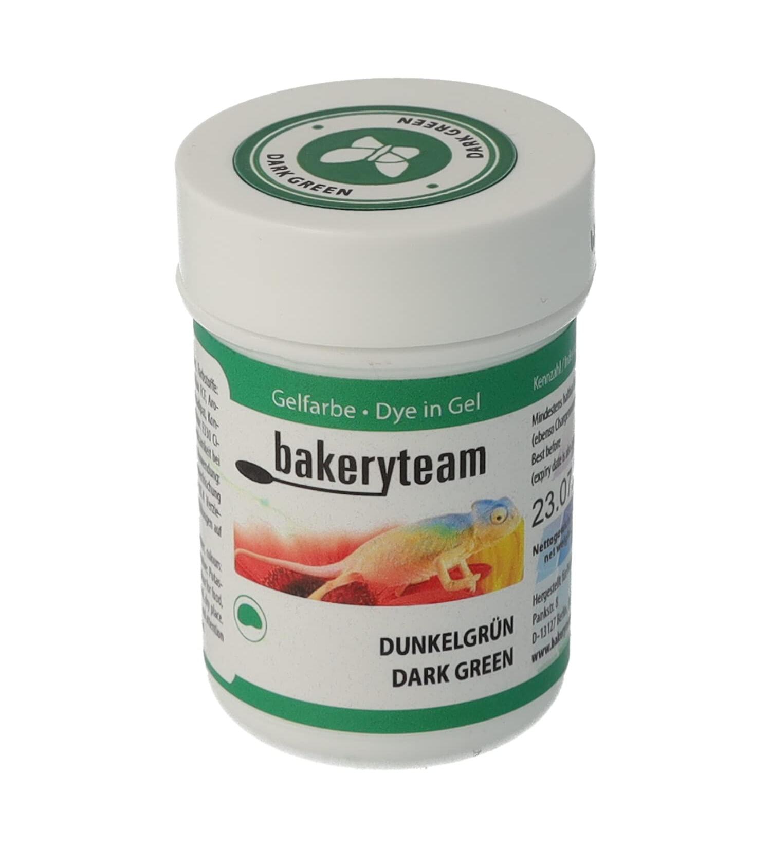 bakeryteam Food Coloring Icing Color Gel Color Dark Green 35g