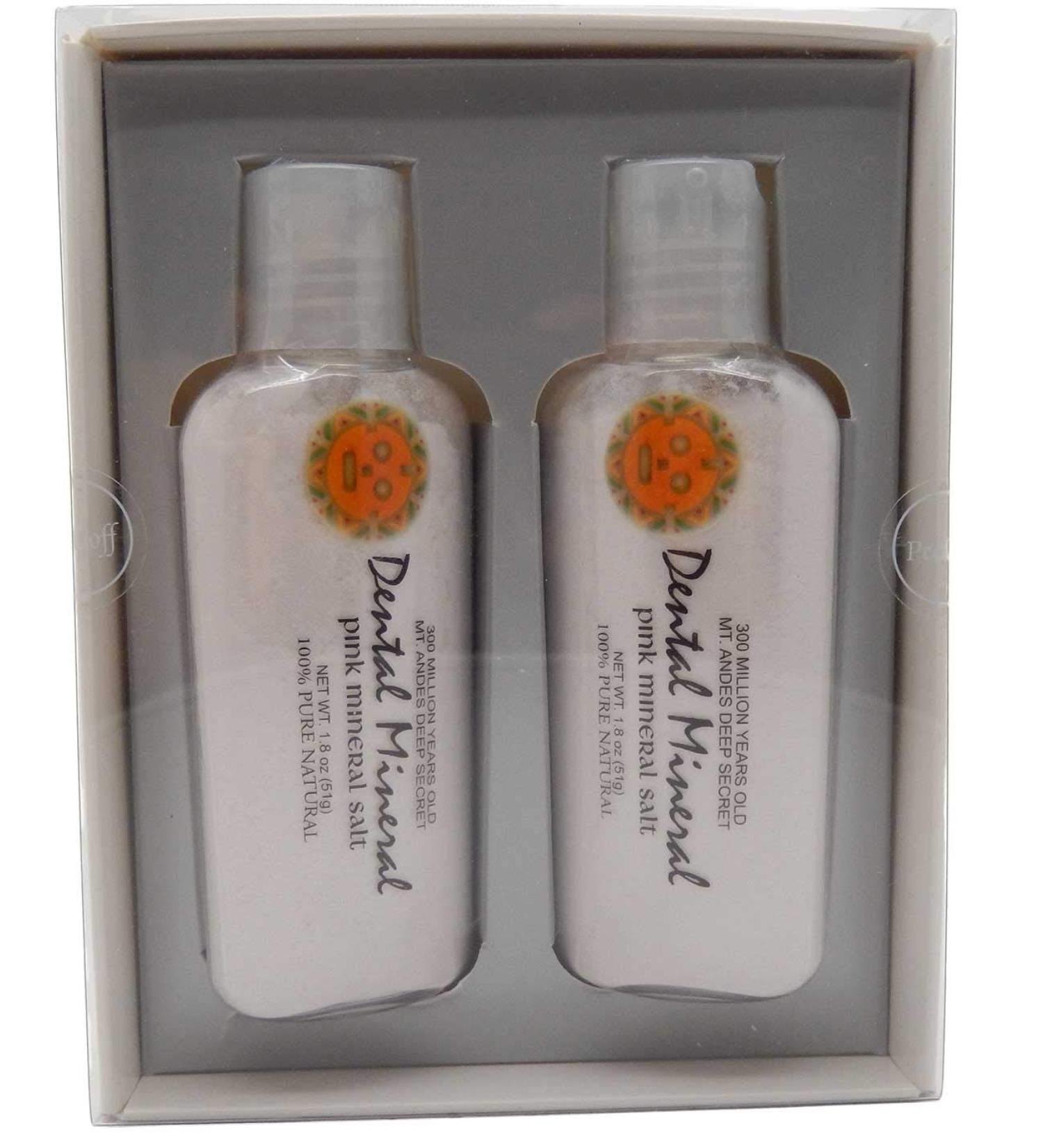 Pink Rock Salt Dental Care - Natural Mineral Mouth Rinse and Gargle Salt from Mt. Andes, Bolivia - Buy Online on GoSupps.com