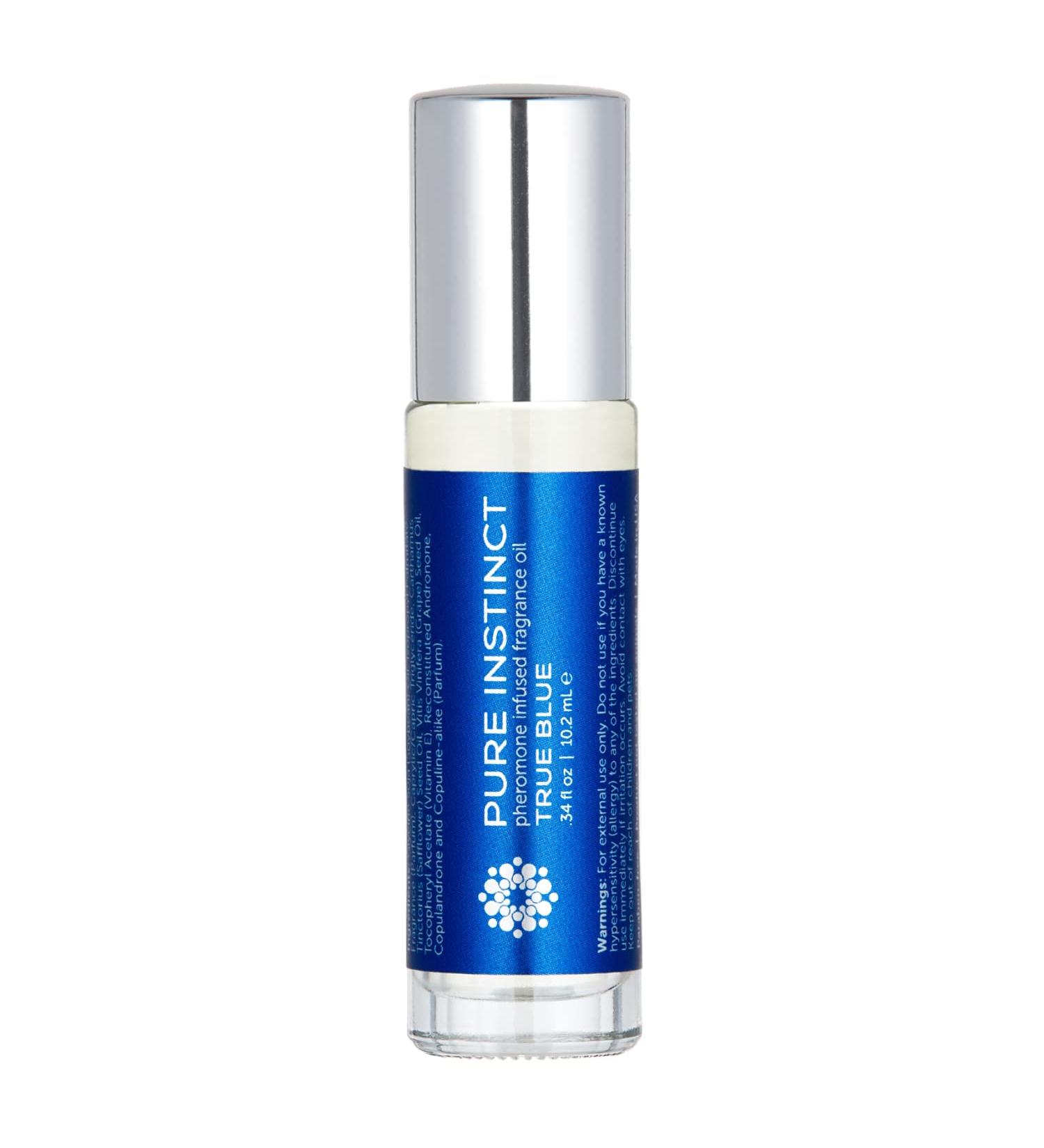 Buy Pure Instinct Pheromone Fragrance Oil True Blue - 10.2 ml Roll-On for Attraction | International Shipping Available - Buy Online on GoSupps.com