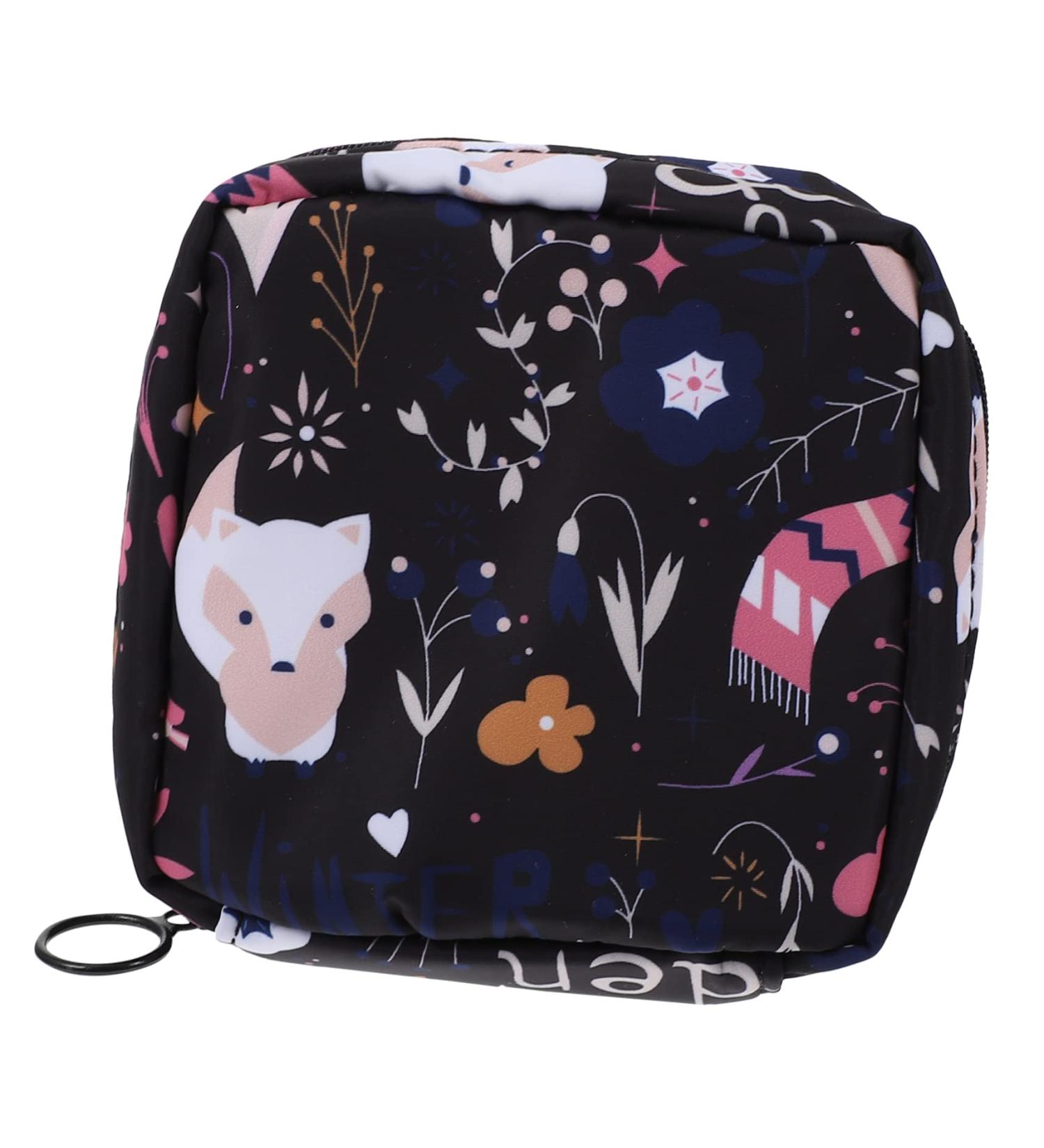 Aunt's Mini Canvas Towel Storage Bag - Sanitary Napkin Holder and Nursing Pad Pouch - Assorted Colors - 1 Count - Buy Online on GoSupps.com