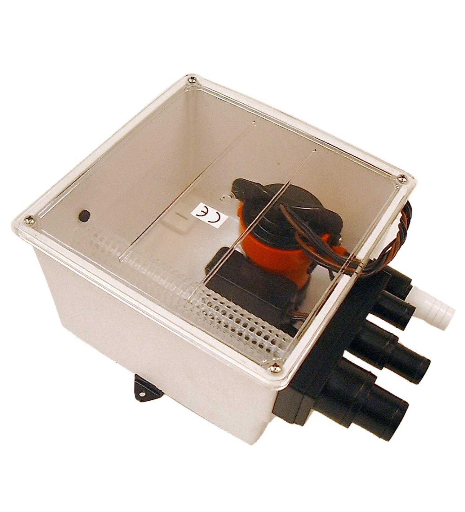 Johnson Pump 1000 Gph Multi Port Shower Pump 12V W/Switch
