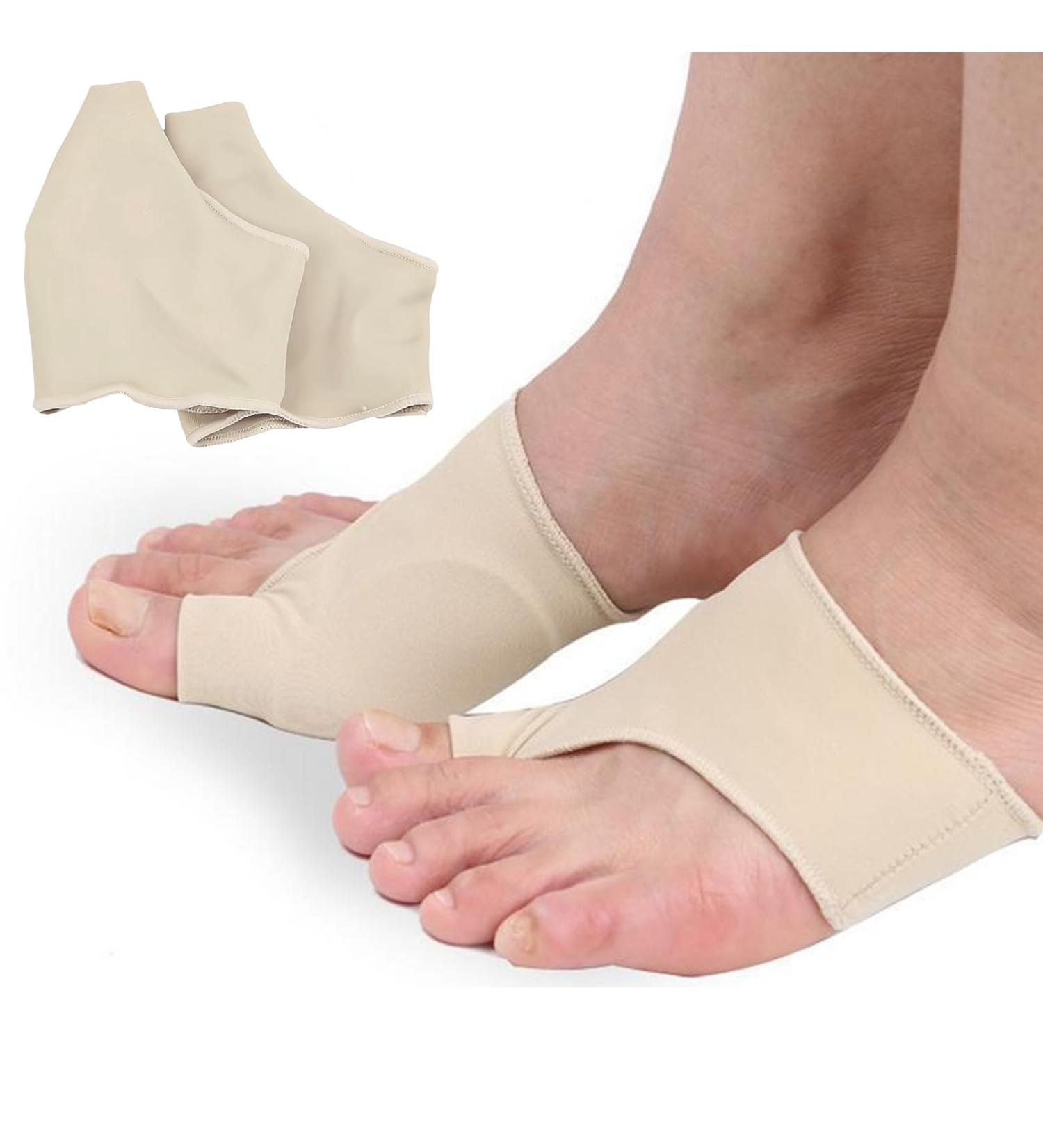 Hallux Valgus Correction Bandage | Silicone Shock Absorber & Toe Splint for Pain Relief - International Shipping - Buy Online on GoSupps.com