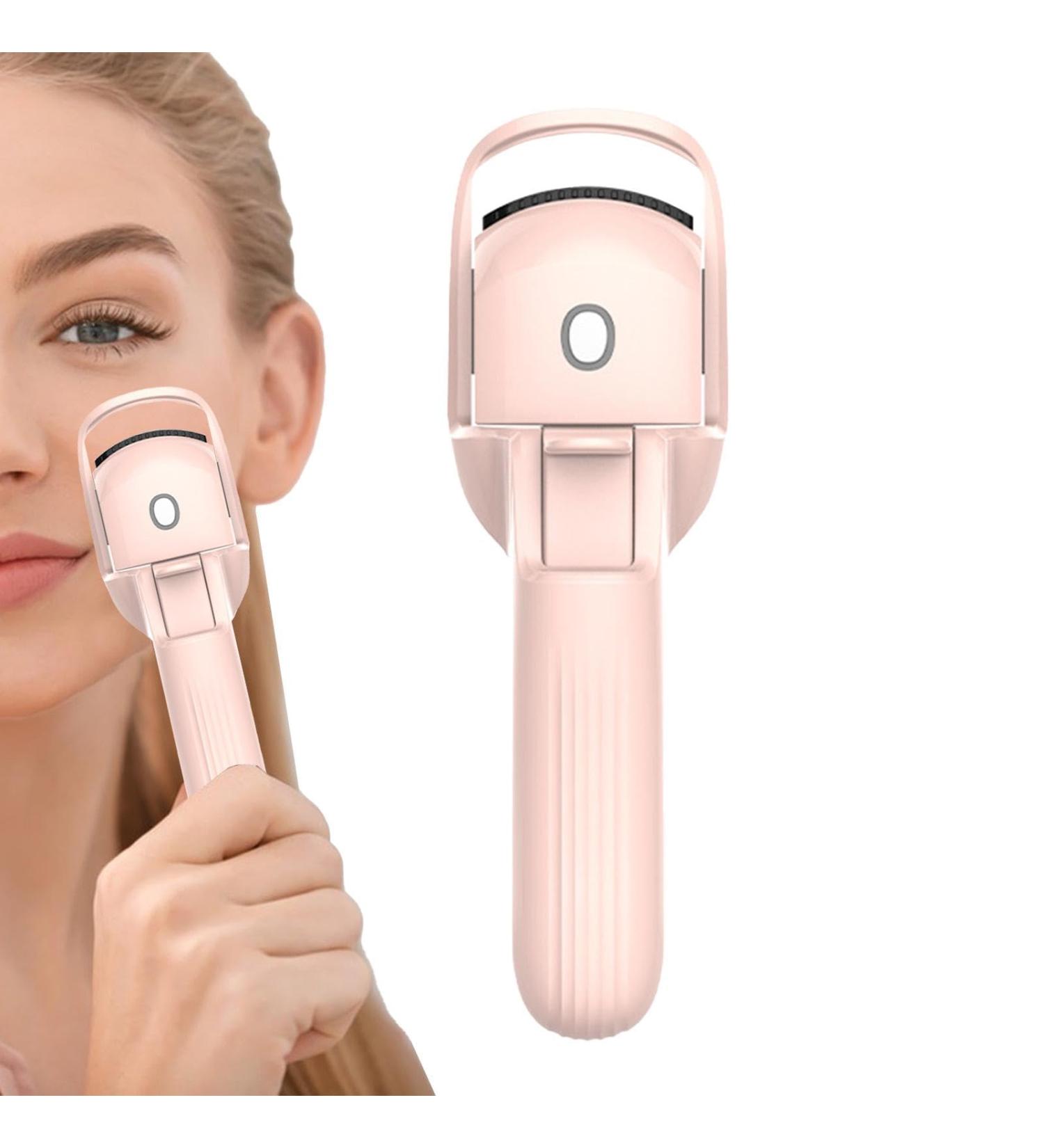 Afurl Electric Eyelash Curler Heated Eyelash Curler Portable Eyelash Curler Natural Eyelash Tool for Women Fast Heating with Temperature Control Pink - Buy Online on GoSupps.com