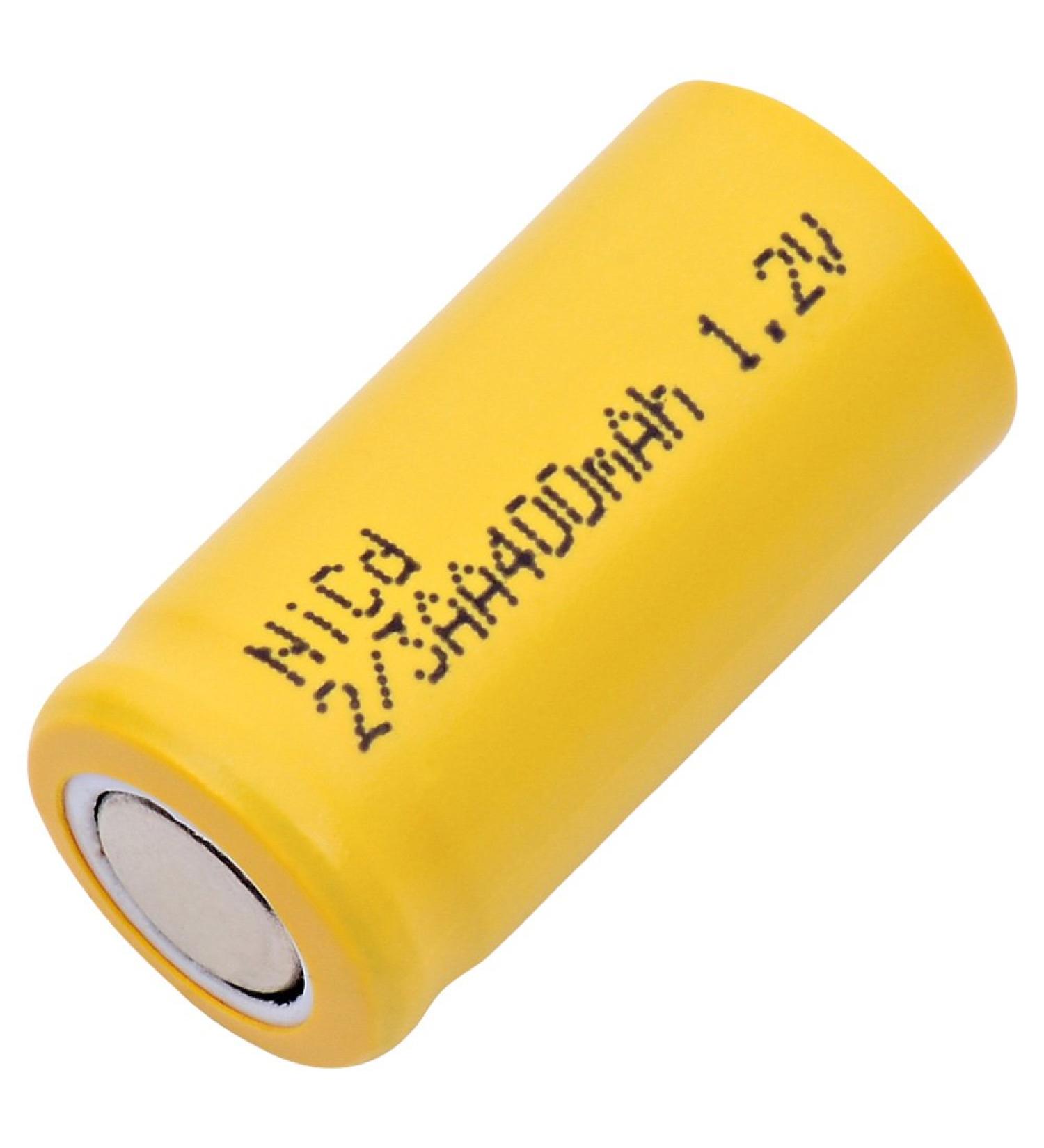 Industries 1/2AA-400 Nickel Cadmium (NICD) Rechargeable Battery (1/2AA and 2/3AA)