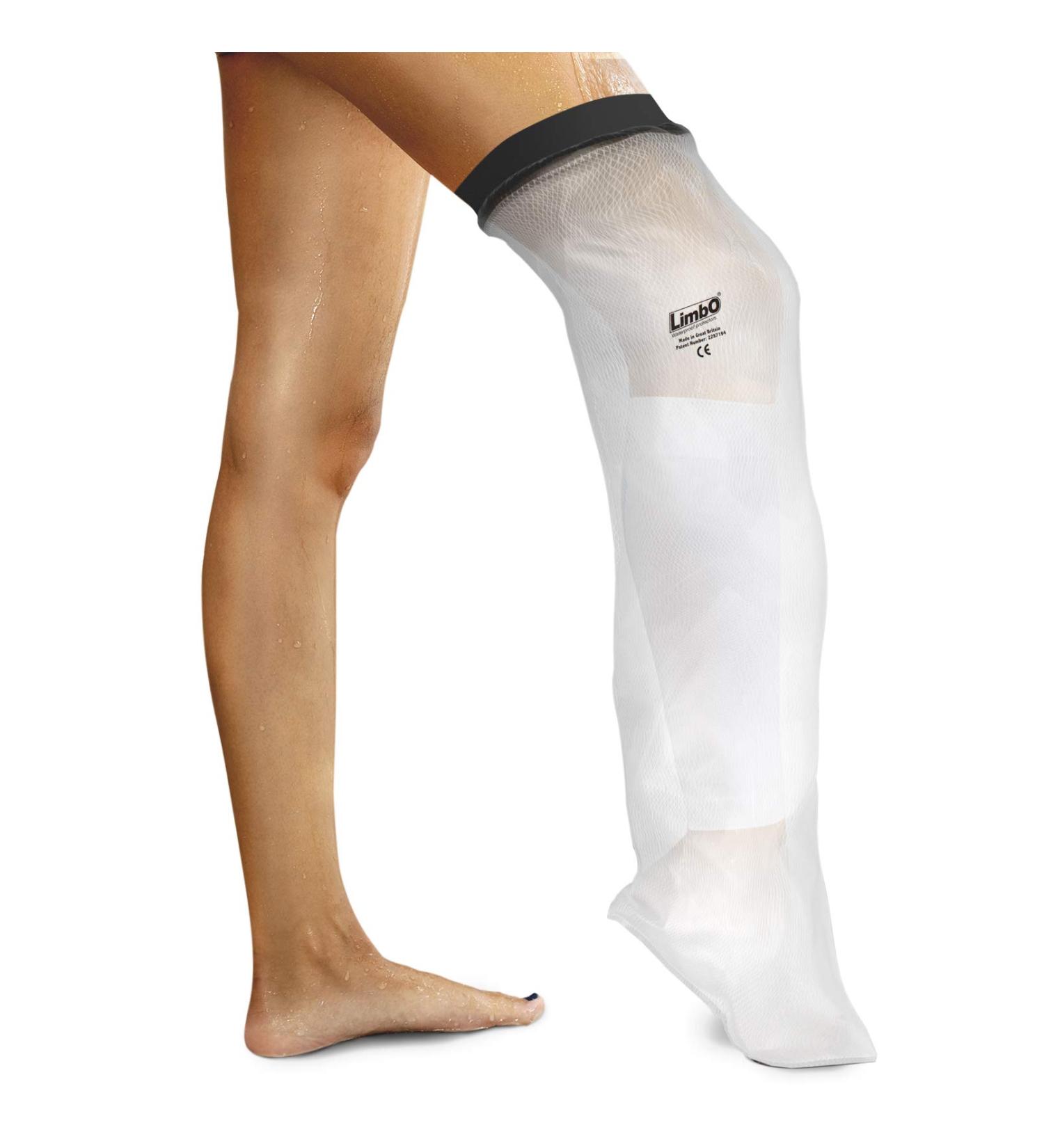LimbO Waterproof Protector - Adult Half Leg Cast Cover (M76L) - 35-40 cm Above Knee Circumference - Over 6'0 Height - Buy Online on GoSupps.com